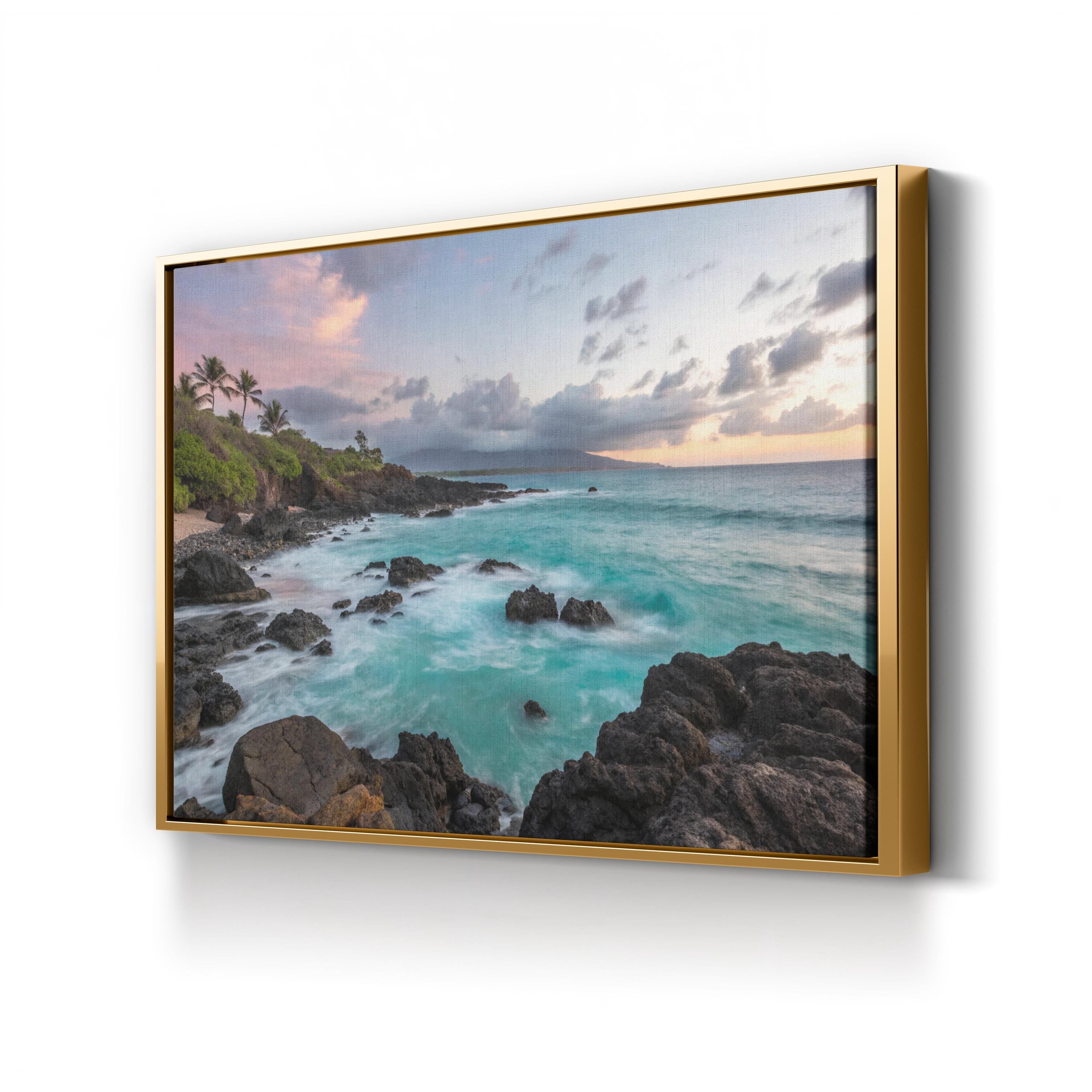 Pastel Ocean Beach at Peninsula State Park, Wisconsin Wall Art: Coastal Landscape Canvas