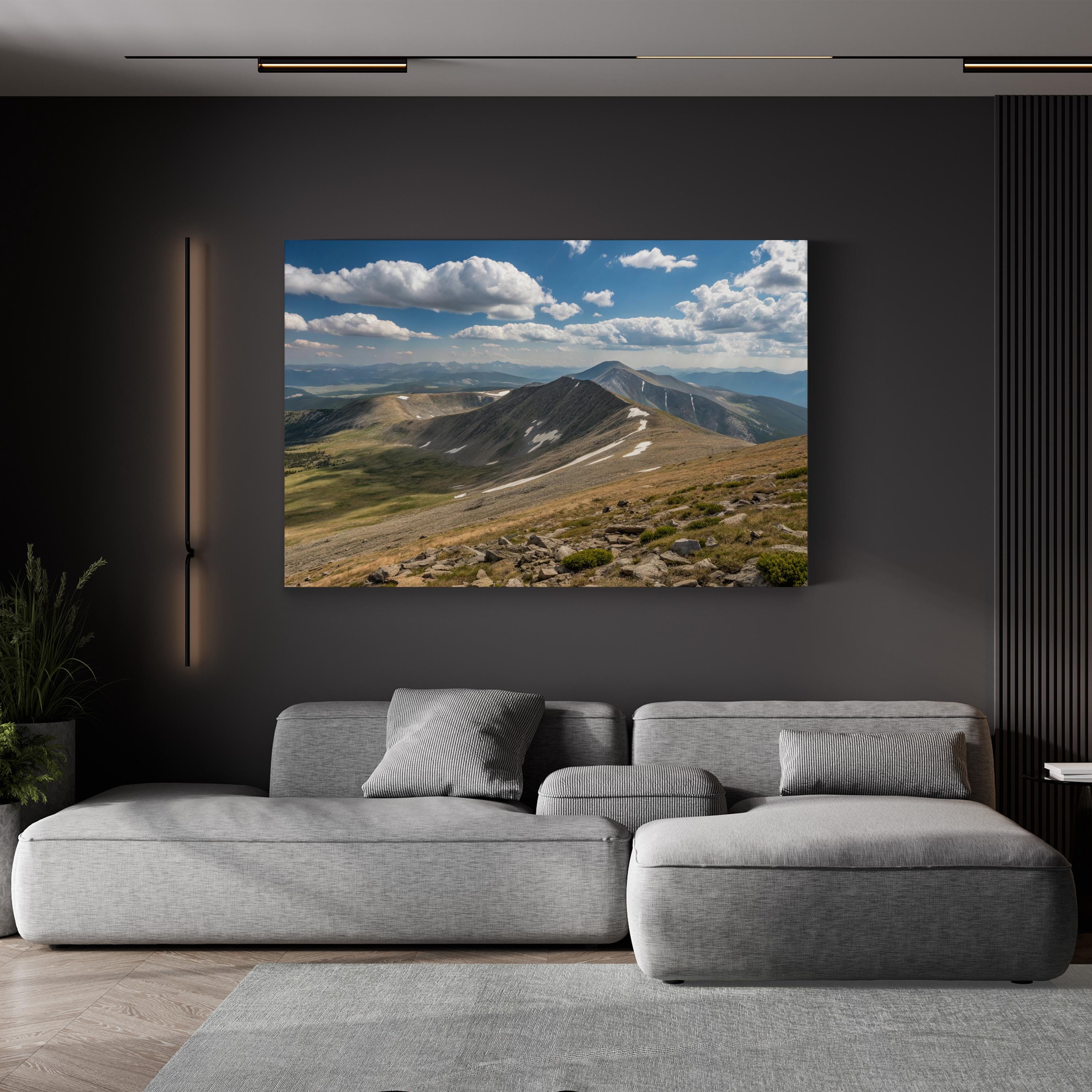 Quandary Peak – Vintage Photography Wall Art | Colorado Mountain Canvas Print