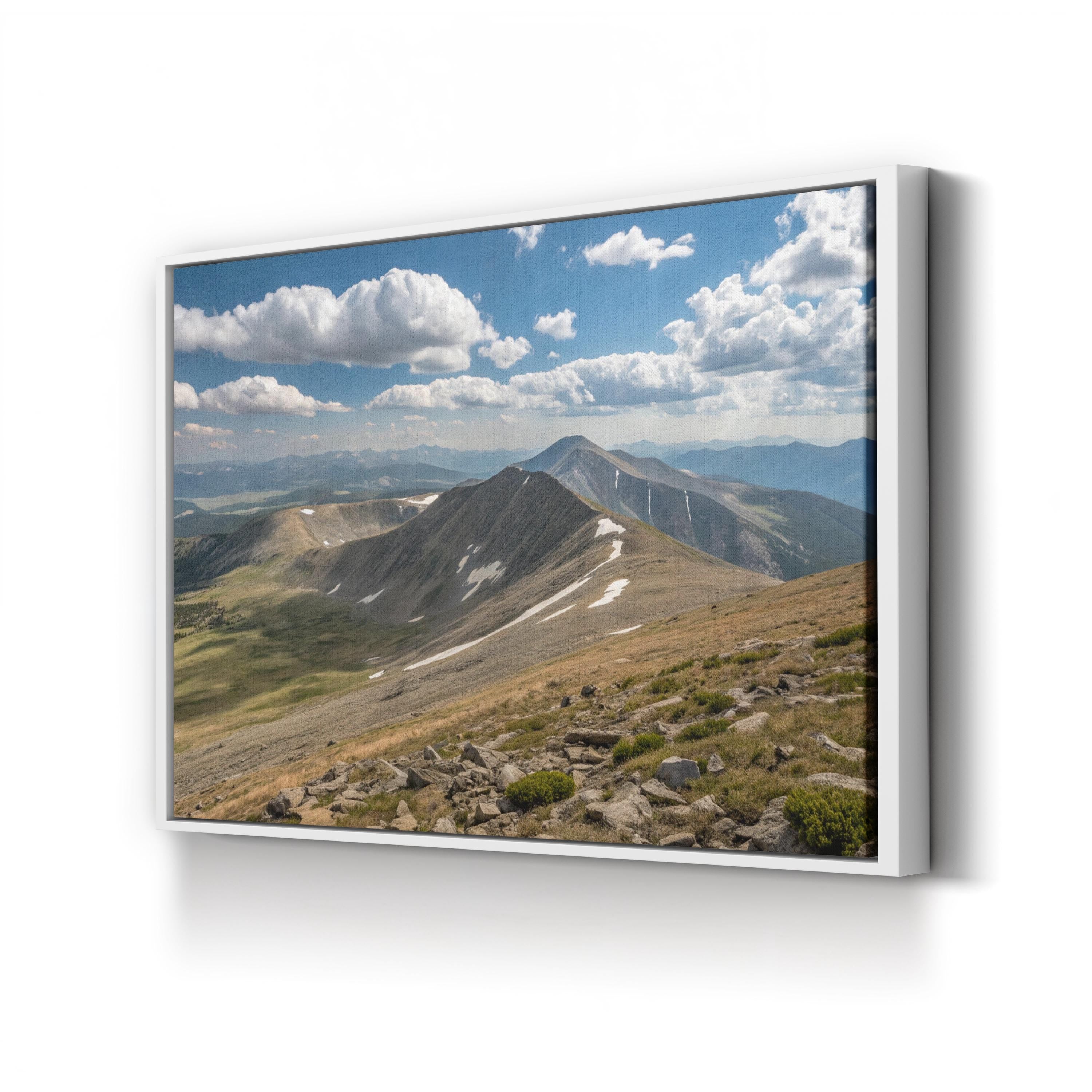 Quandary Peak – Vintage Photography Wall Art | Colorado Mountain Canvas Print