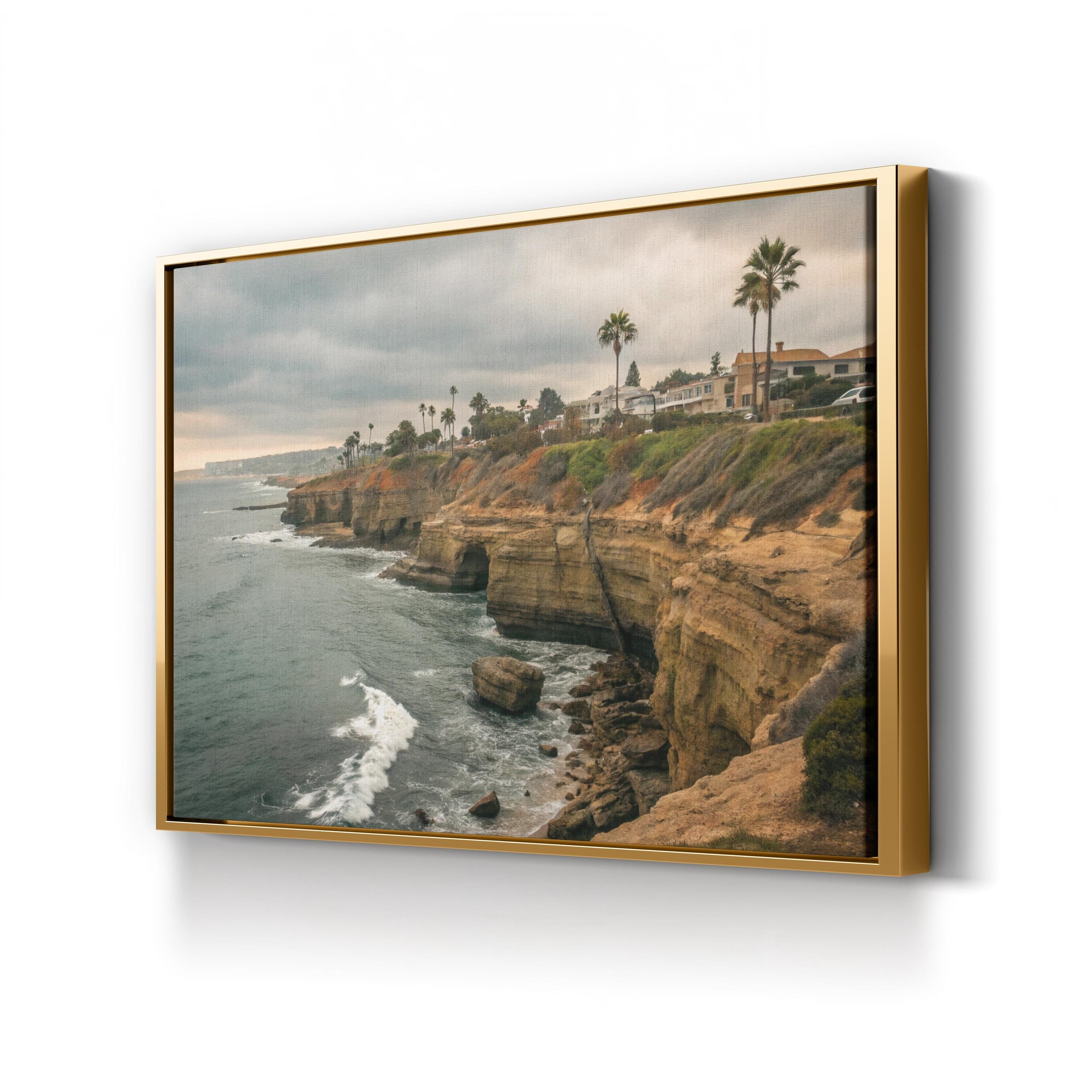 San Diego Sunset Cliffs — Pacific Coast Landscape Canvas Print