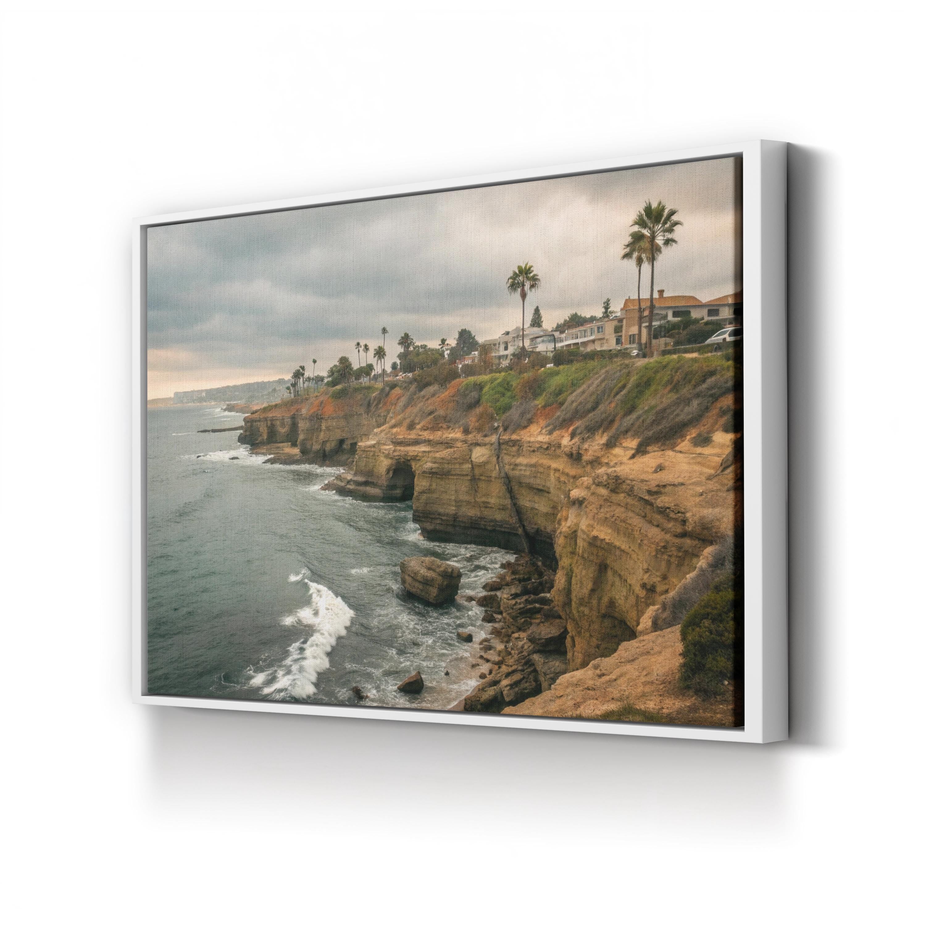 San Diego Sunset Cliffs — Pacific Coast Landscape Canvas Print