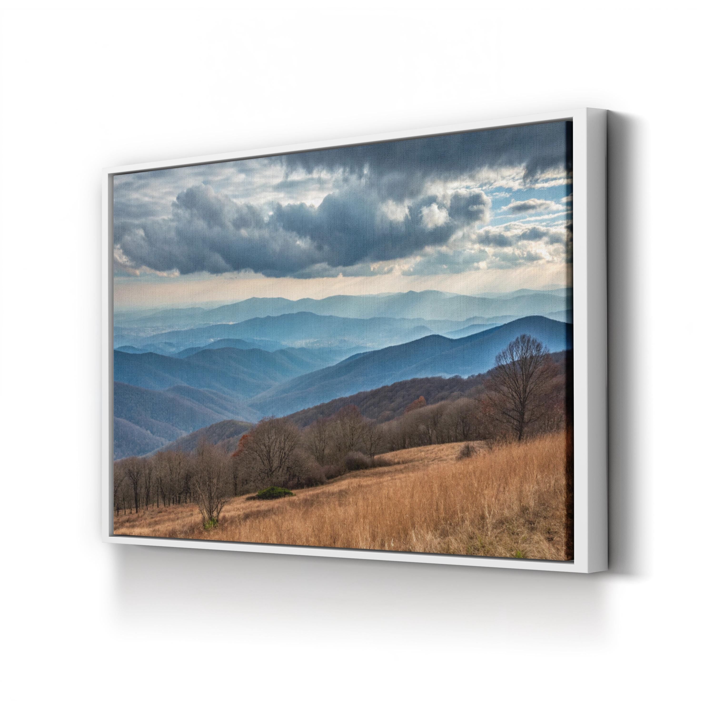 Shenandoah Valley – Vintage Photography Wall Art | Mountain Landscape Canvas Print