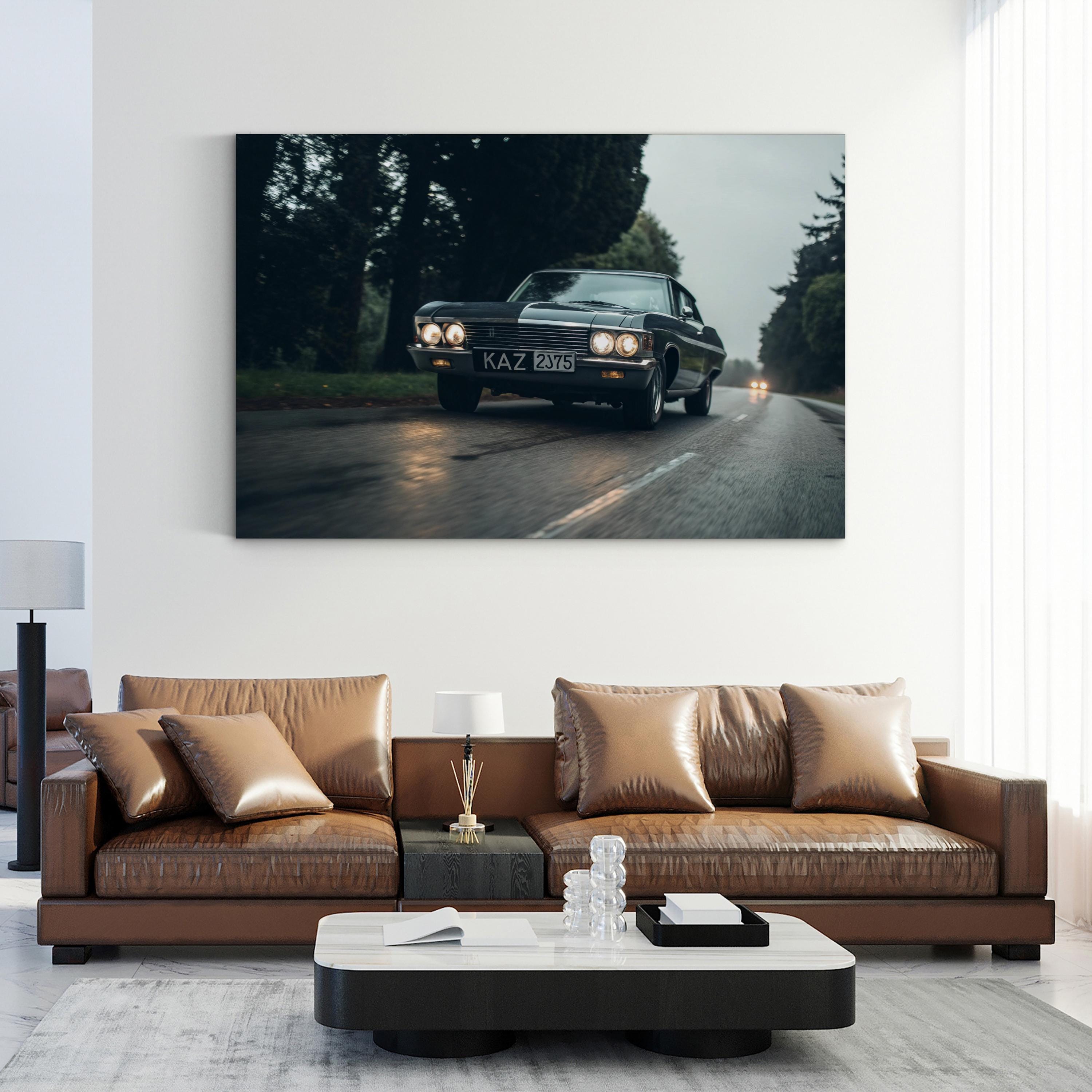 Supernatural Impala Wall Art | Vintage Car Canvas Print