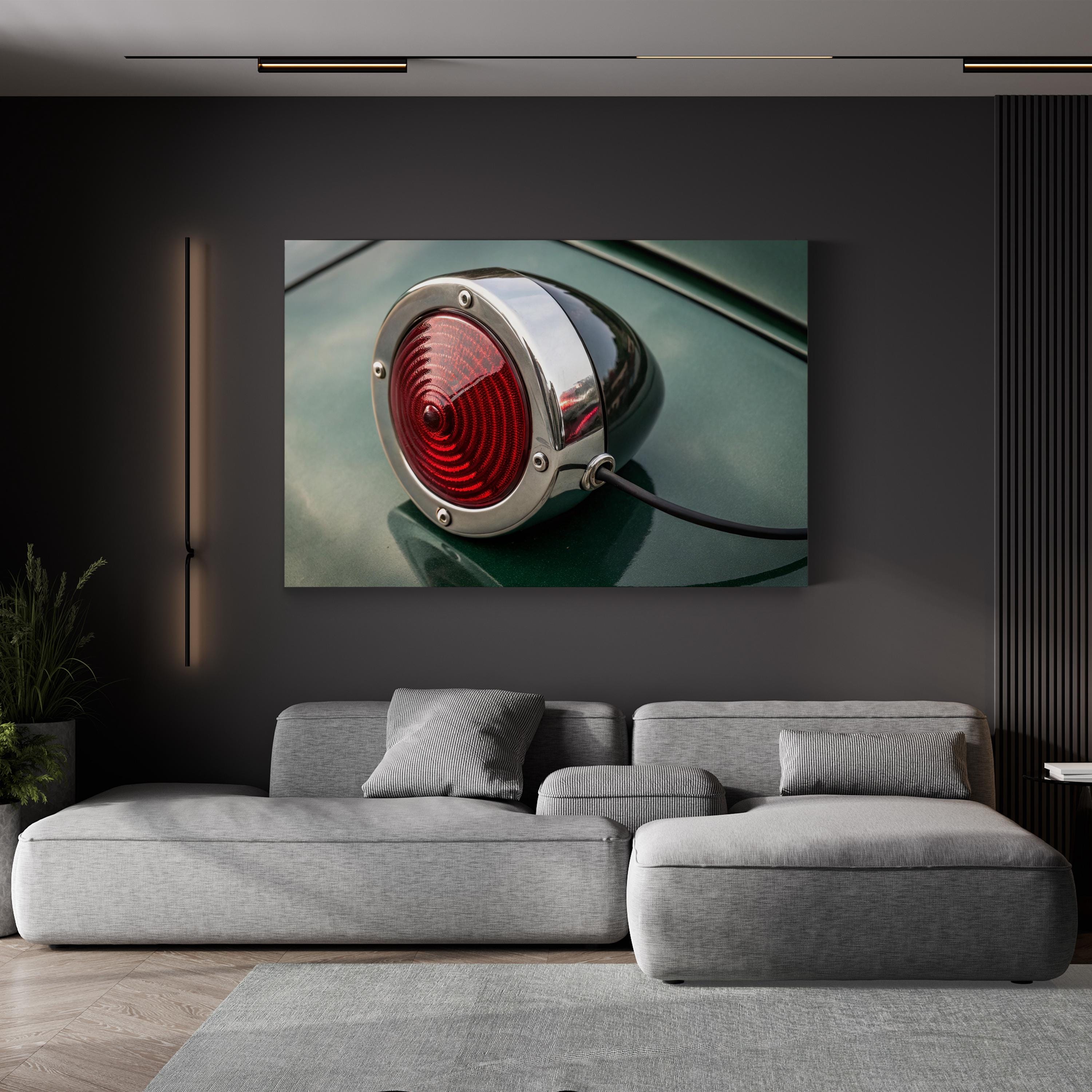 Vintage Car Tail Light – Vintage Photography Wall Art | Automotive Canvas Print
