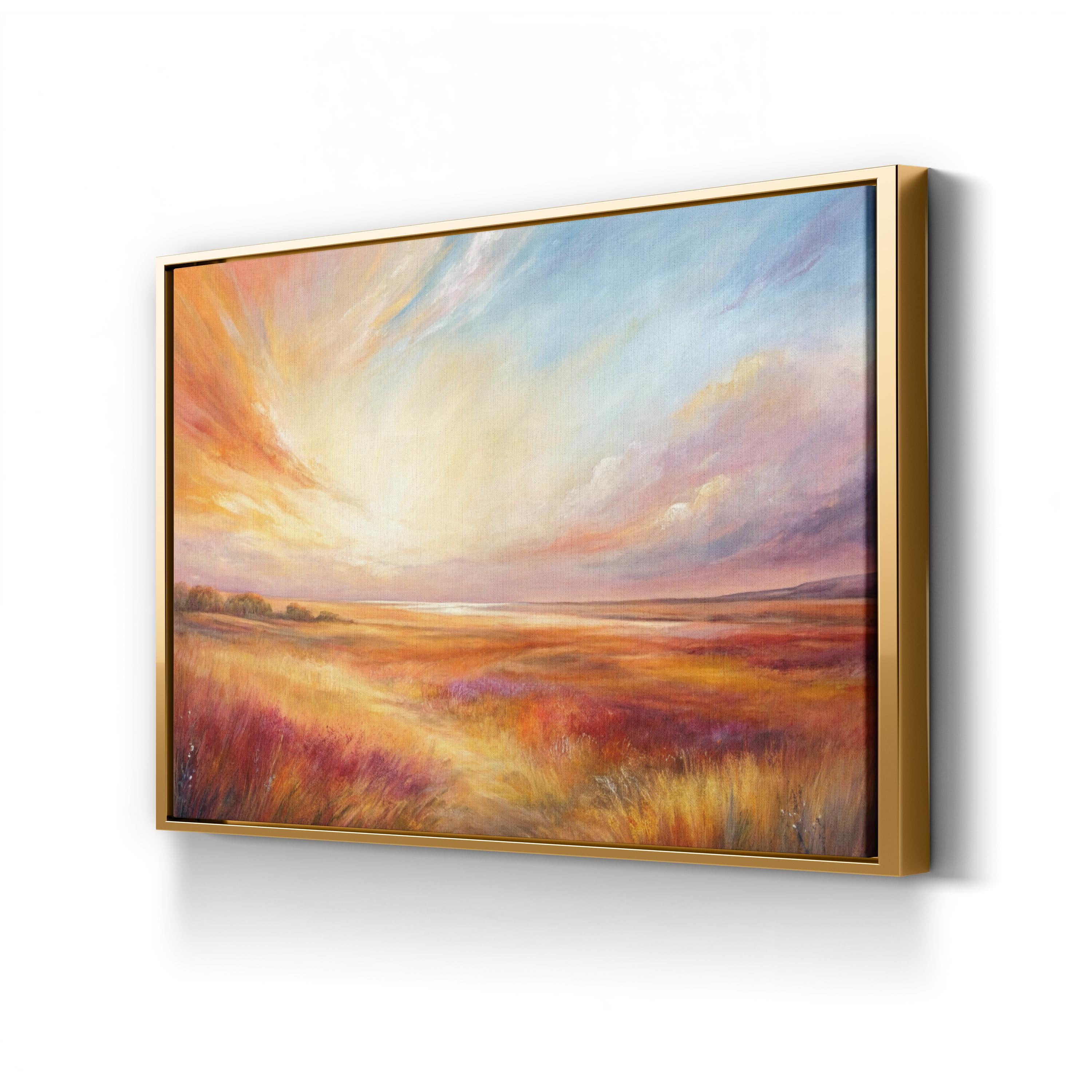 Pastel Sky Clouds – Period Illustration Wall Art | Inspirational Canvas Print