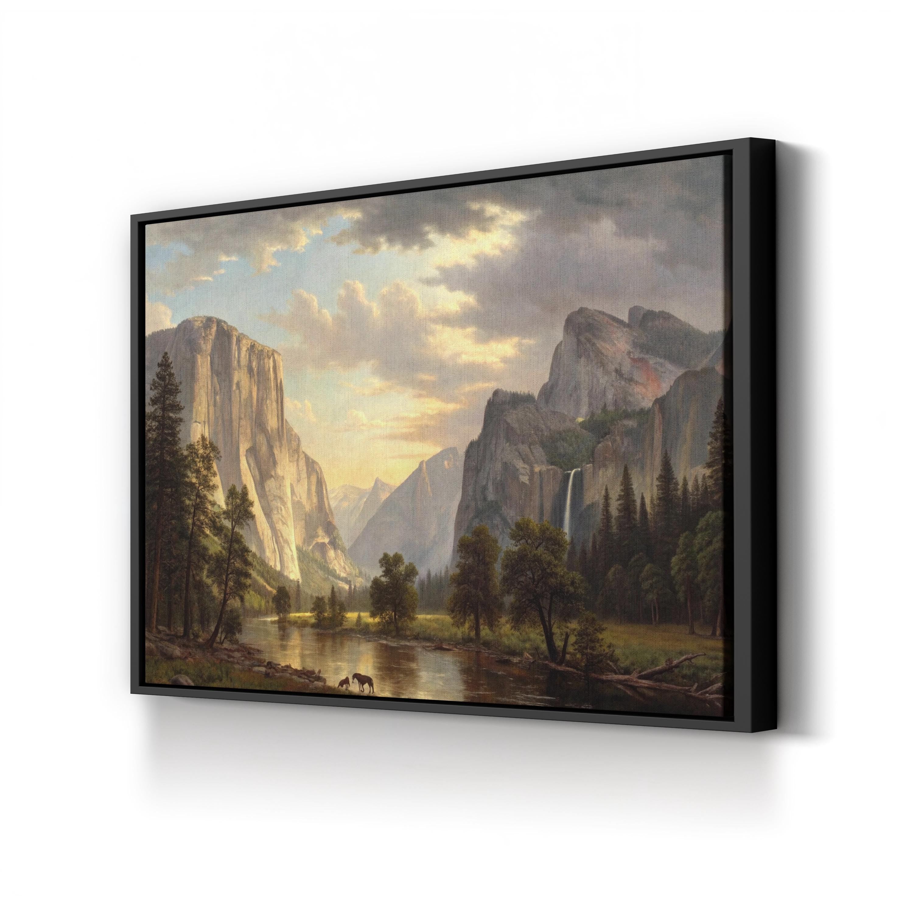 Yosemite Valley – Vintage Photography Wall Art | Mountain Landscape Canvas Print