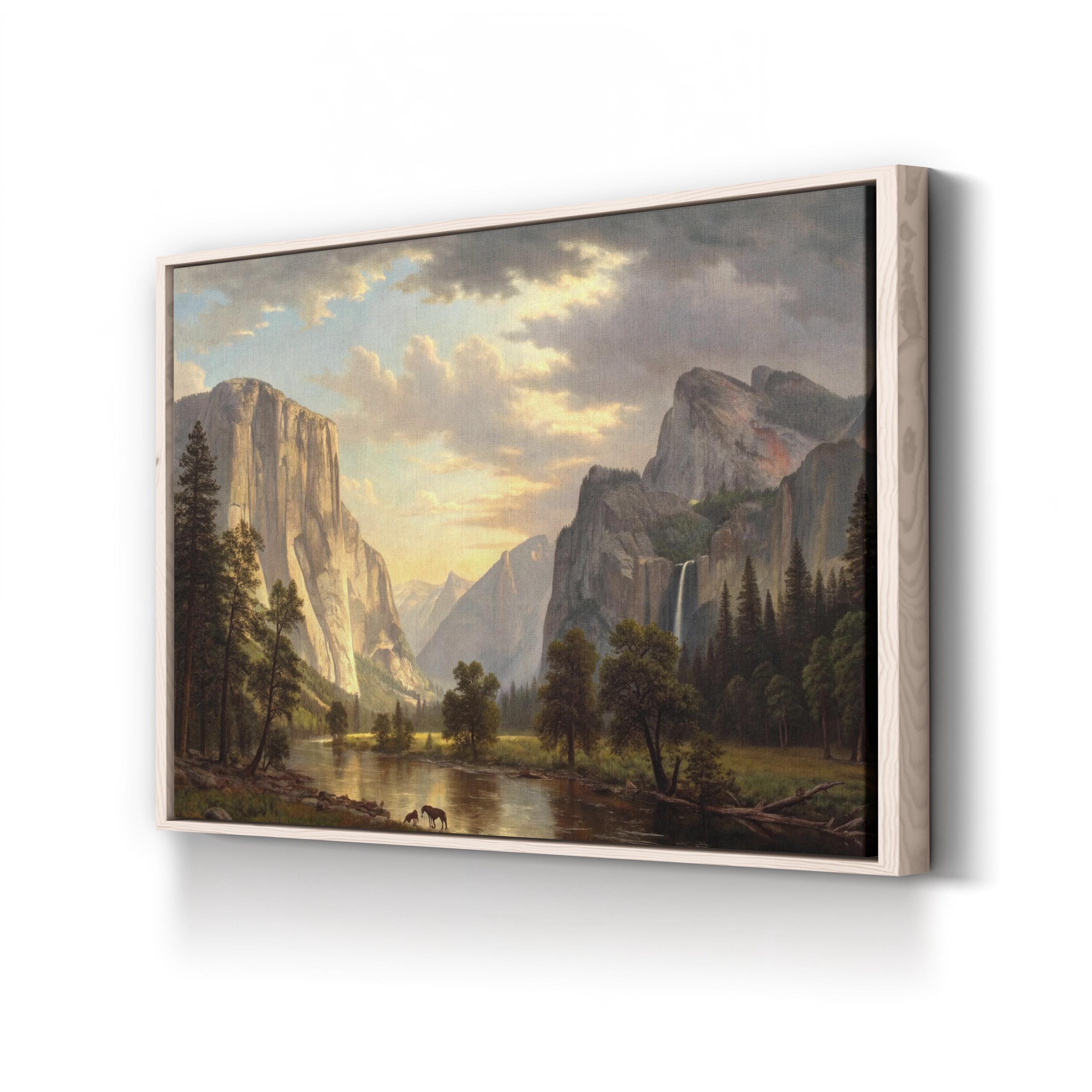 Yosemite Valley – Vintage Photography Wall Art | Mountain Landscape Canvas Print