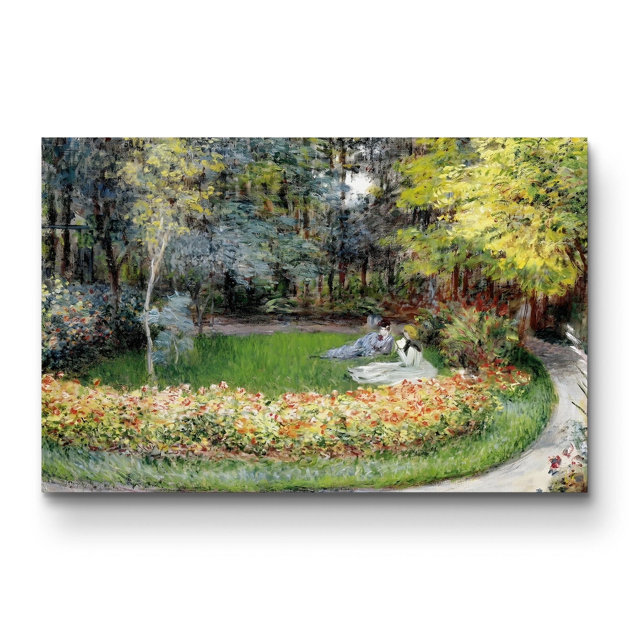 In the Garden, c. 1875 by Claude Monet canvas print