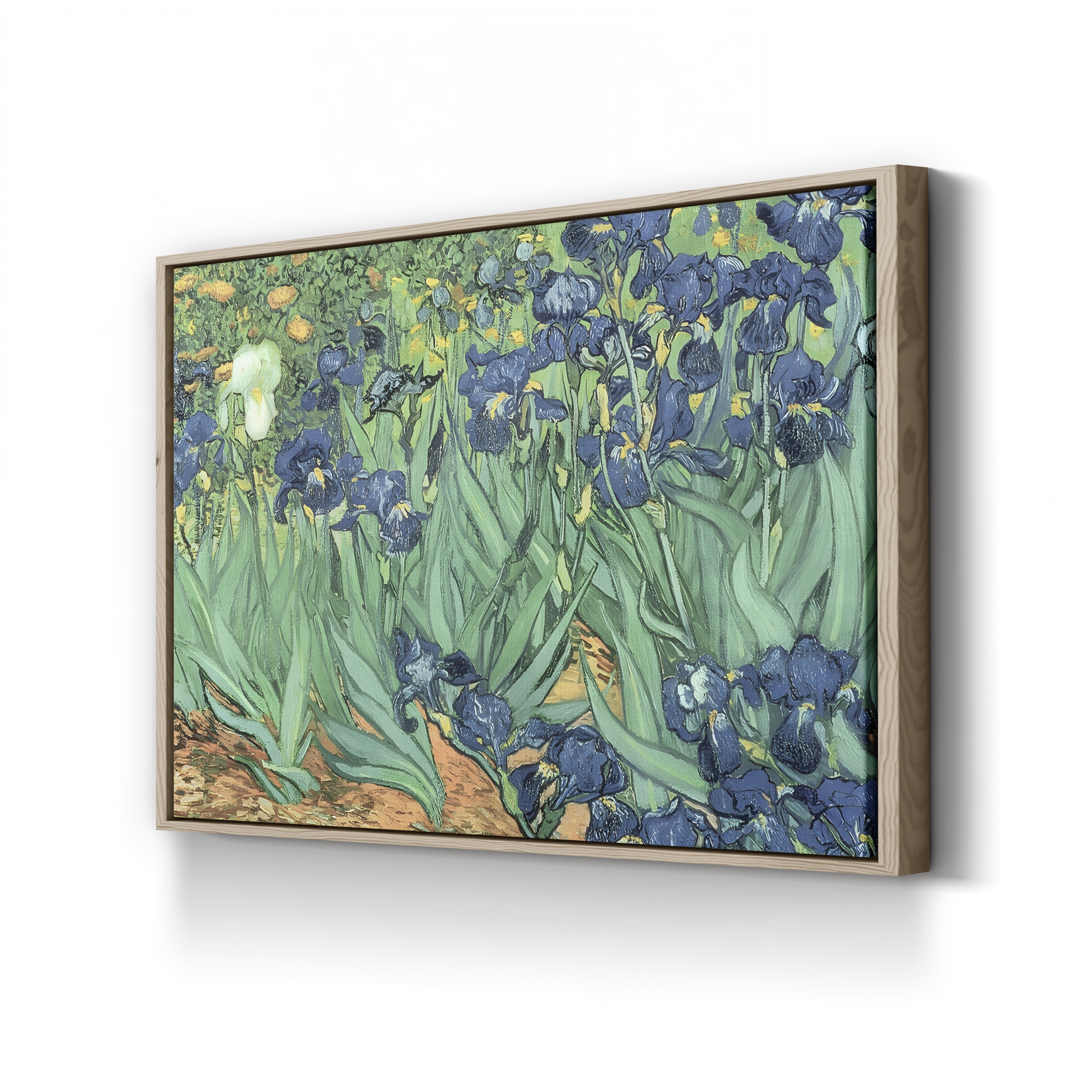 Irises, 1889 – Vincent van Gogh Wall Art | Post-Impressionist Floral Canvas Print
