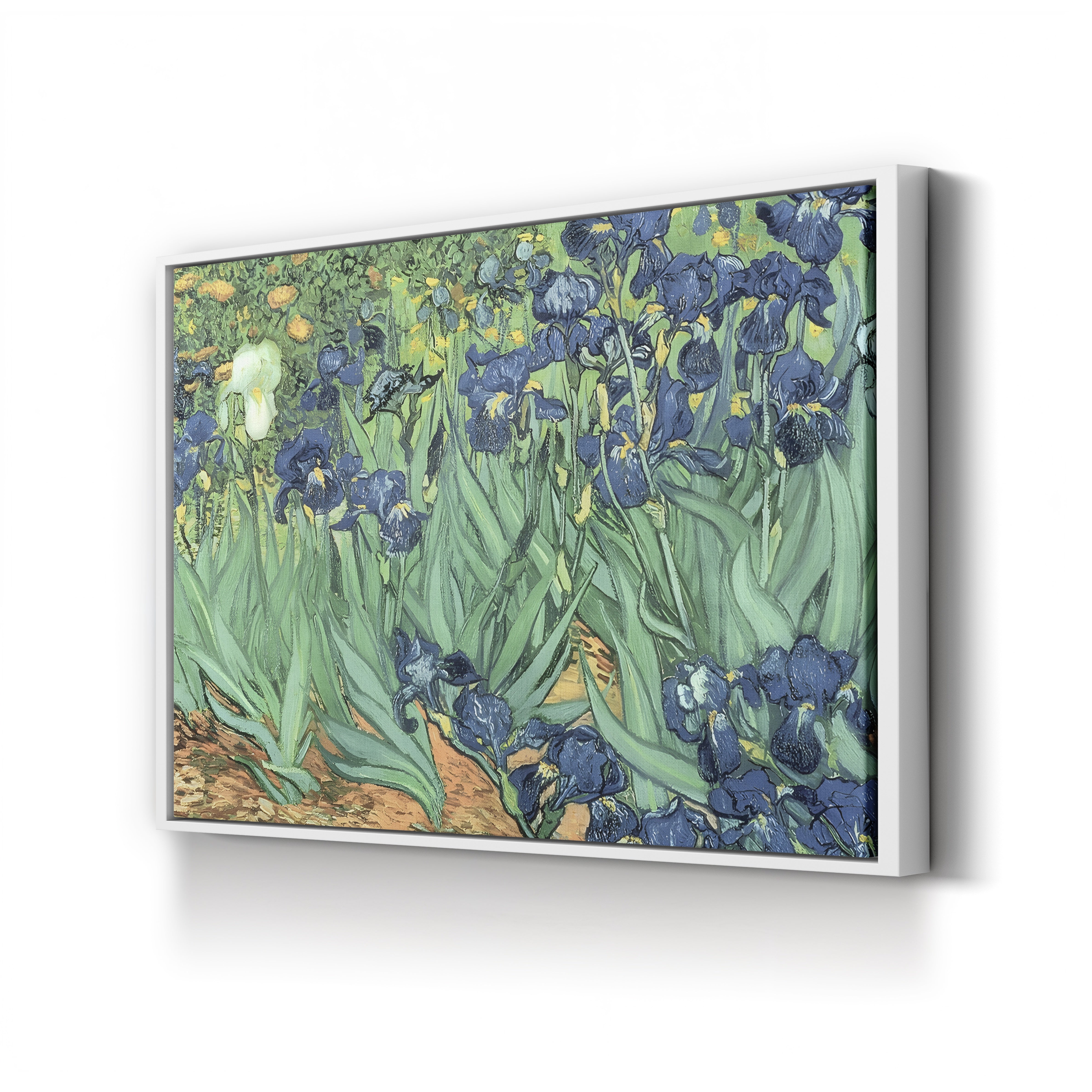 Irises, 1889 – Vincent van Gogh Wall Art | Post-Impressionist Floral Canvas Print