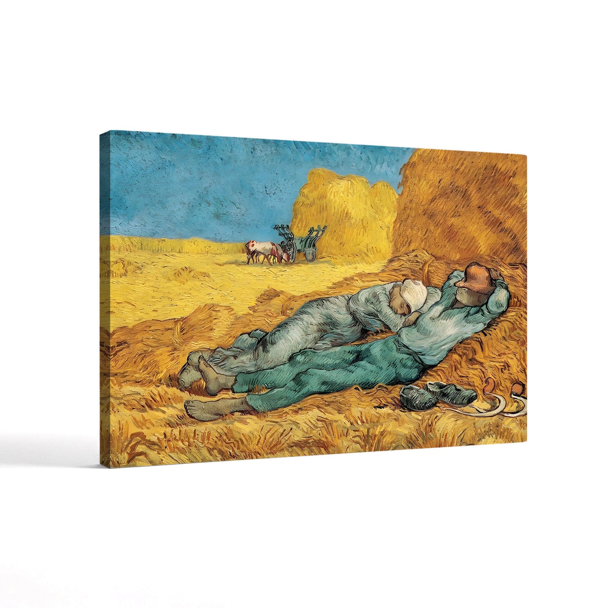 La Méridienne (The Siesta, After Millet) – Vincent van Gogh Wall Art | Post-Impressionist Figure Canvas Print