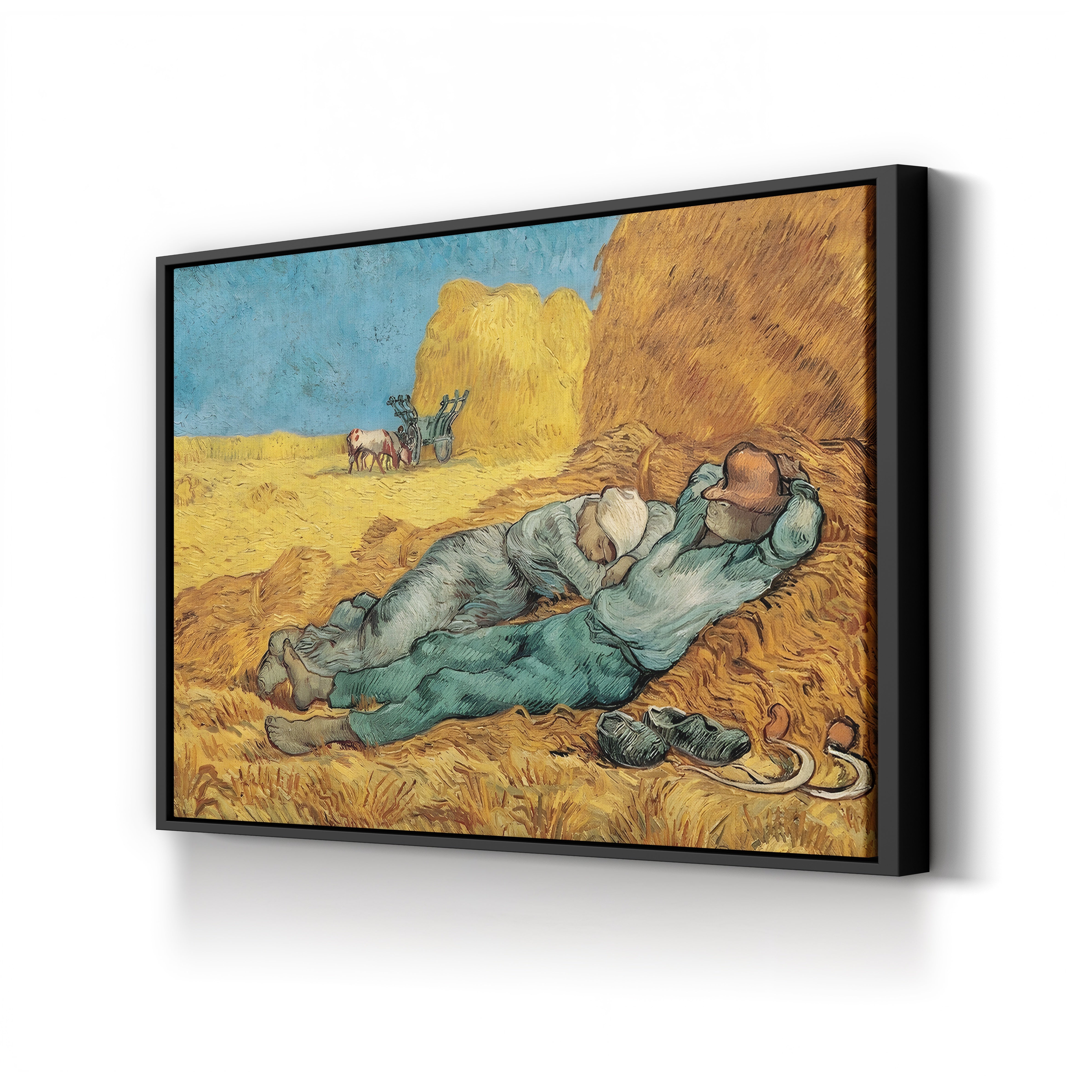 La Méridienne (The Siesta, After Millet) – Vincent van Gogh Wall Art | Post-Impressionist Figure Canvas Print