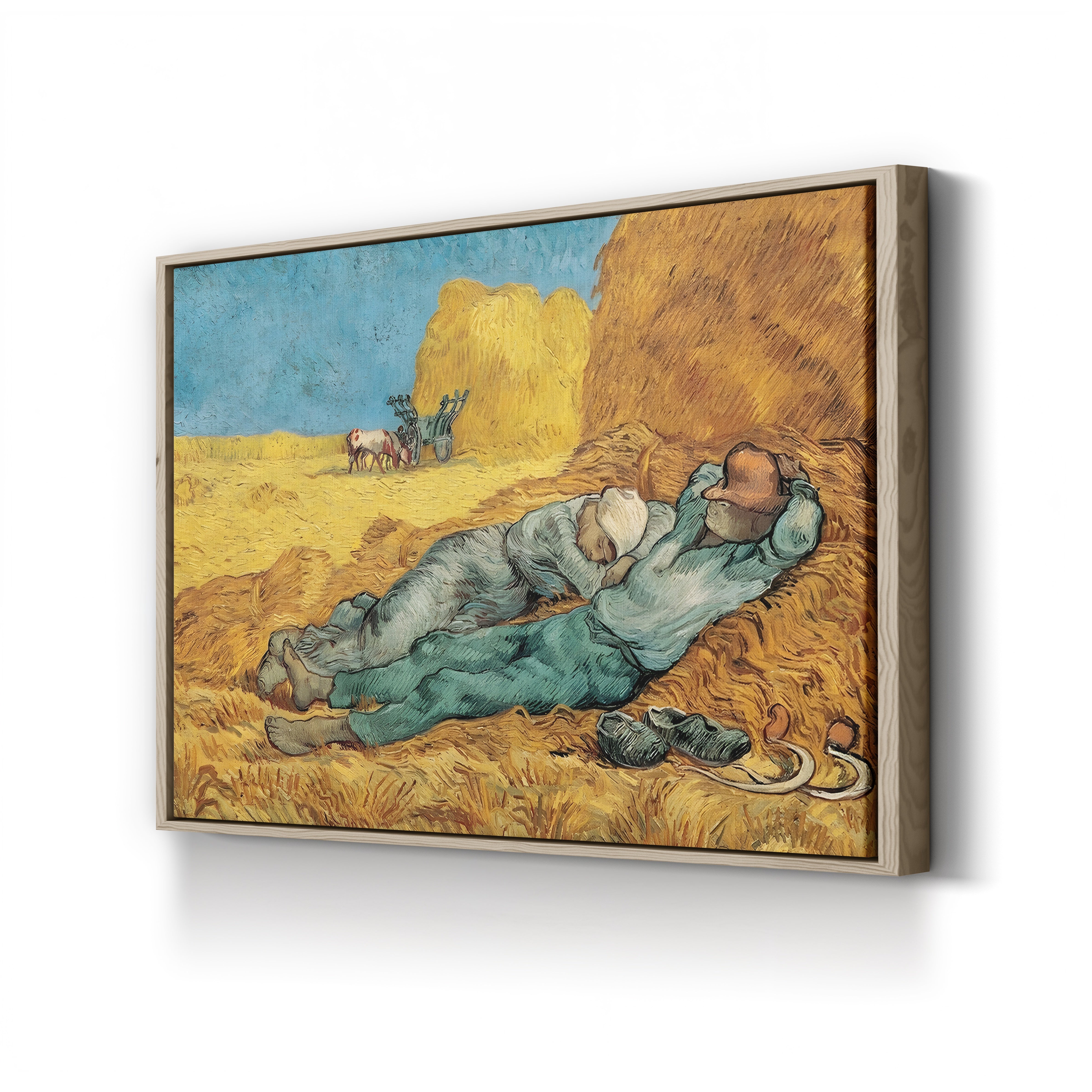 La Méridienne (The Siesta, After Millet) – Vincent van Gogh Wall Art | Post-Impressionist Figure Canvas Print