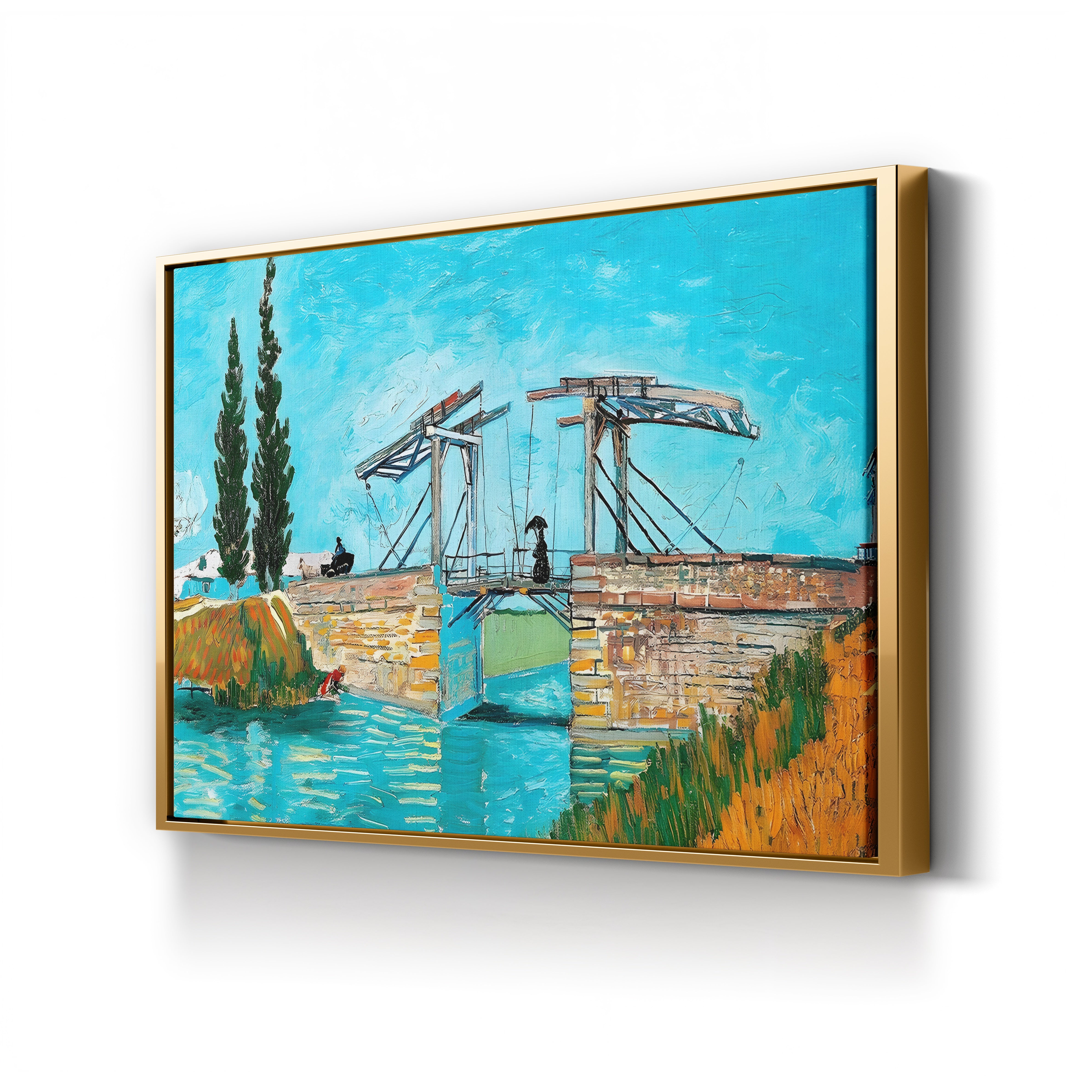 Langlois Bridge at Arles – Vincent van Gogh Wall Art | Post-Impressionist Arles Canvas Print
