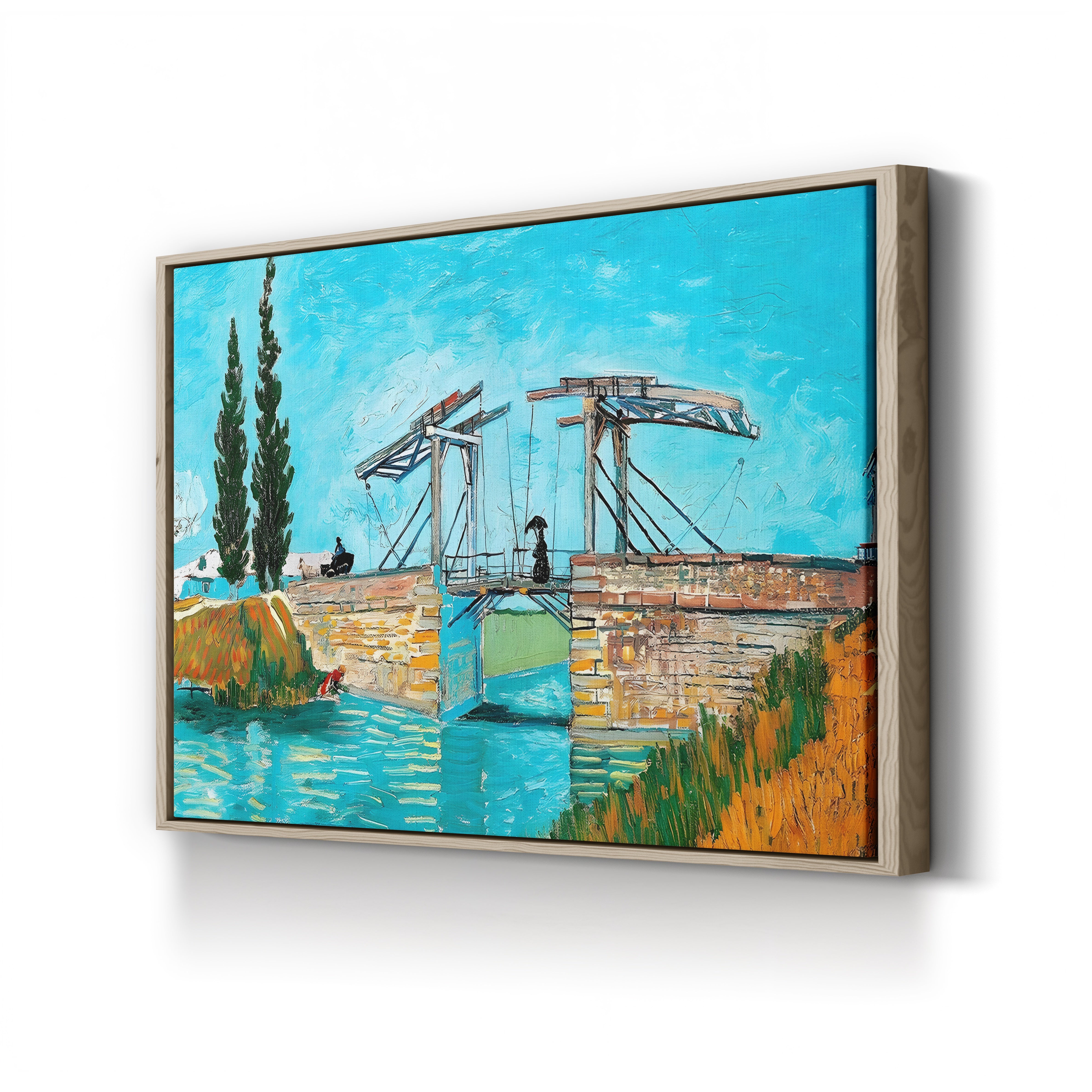 Langlois Bridge at Arles – Vincent van Gogh Wall Art | Post-Impressionist Arles Canvas Print