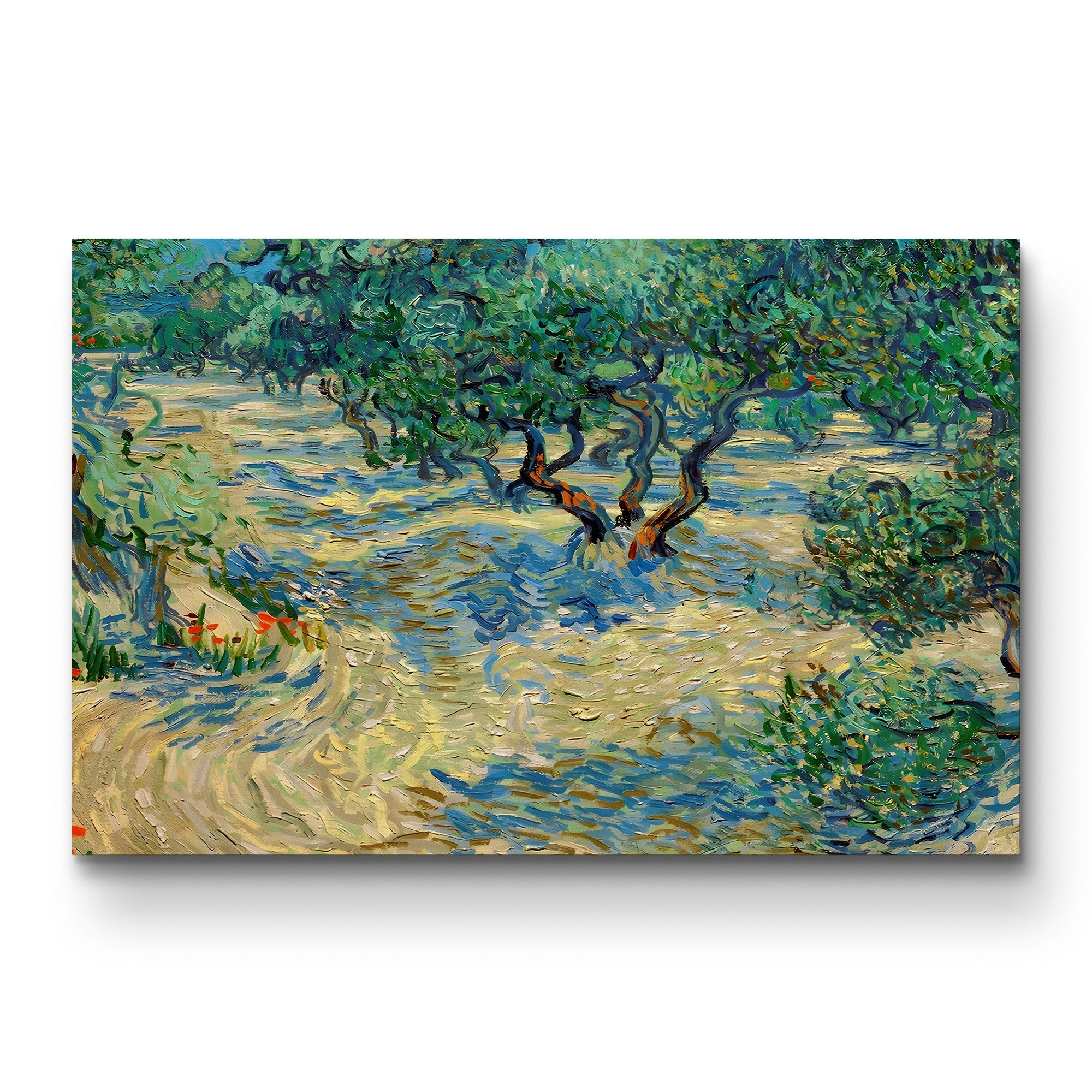 Olive Orchard, 1889 – Vincent van Gogh Wall Art | Post-Impressionist Provençal Canvas Print
