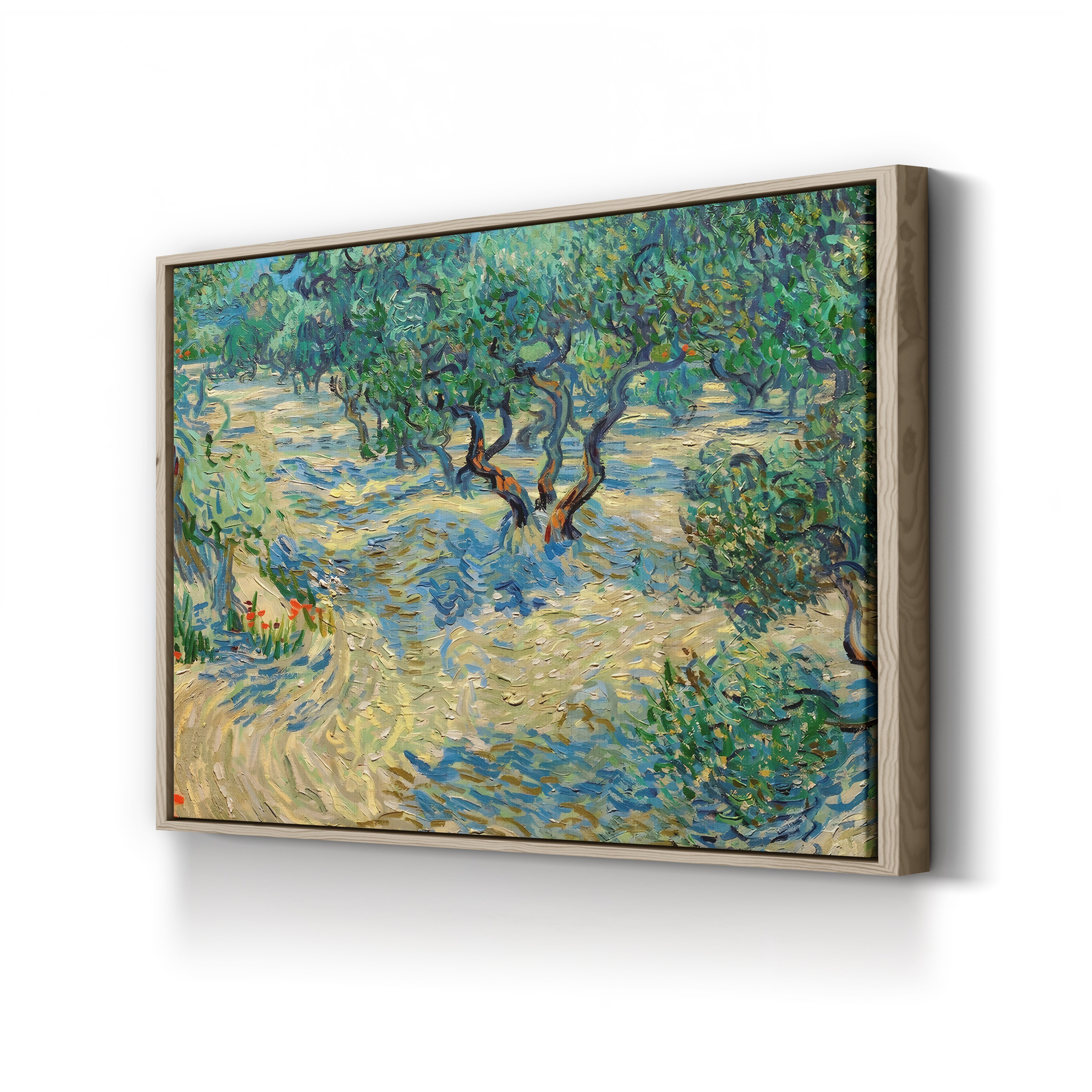Olive Orchard, 1889 – Vincent van Gogh Wall Art | Post-Impressionist Provençal Canvas Print