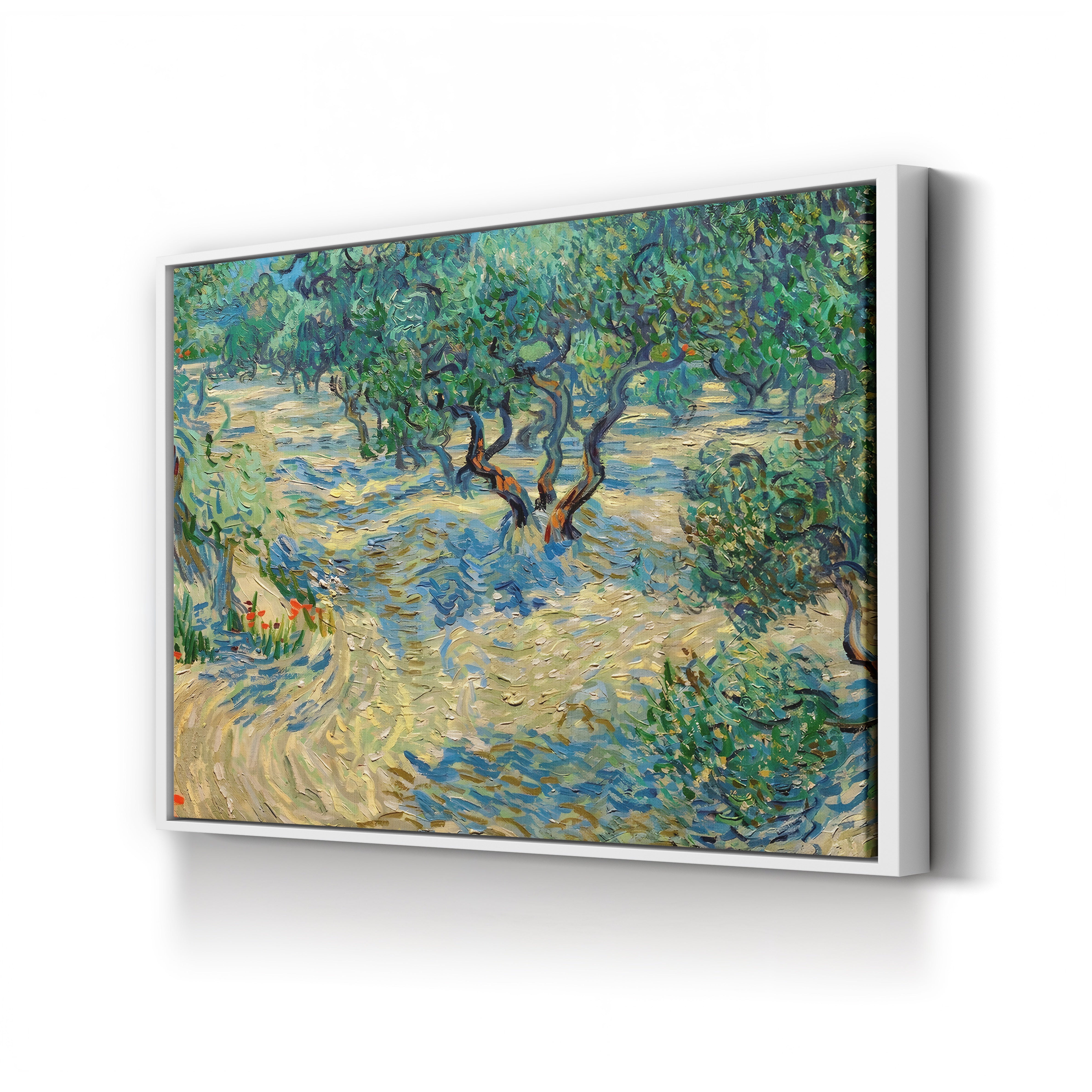 Olive Orchard, 1889 – Vincent van Gogh Wall Art | Post-Impressionist Provençal Canvas Print