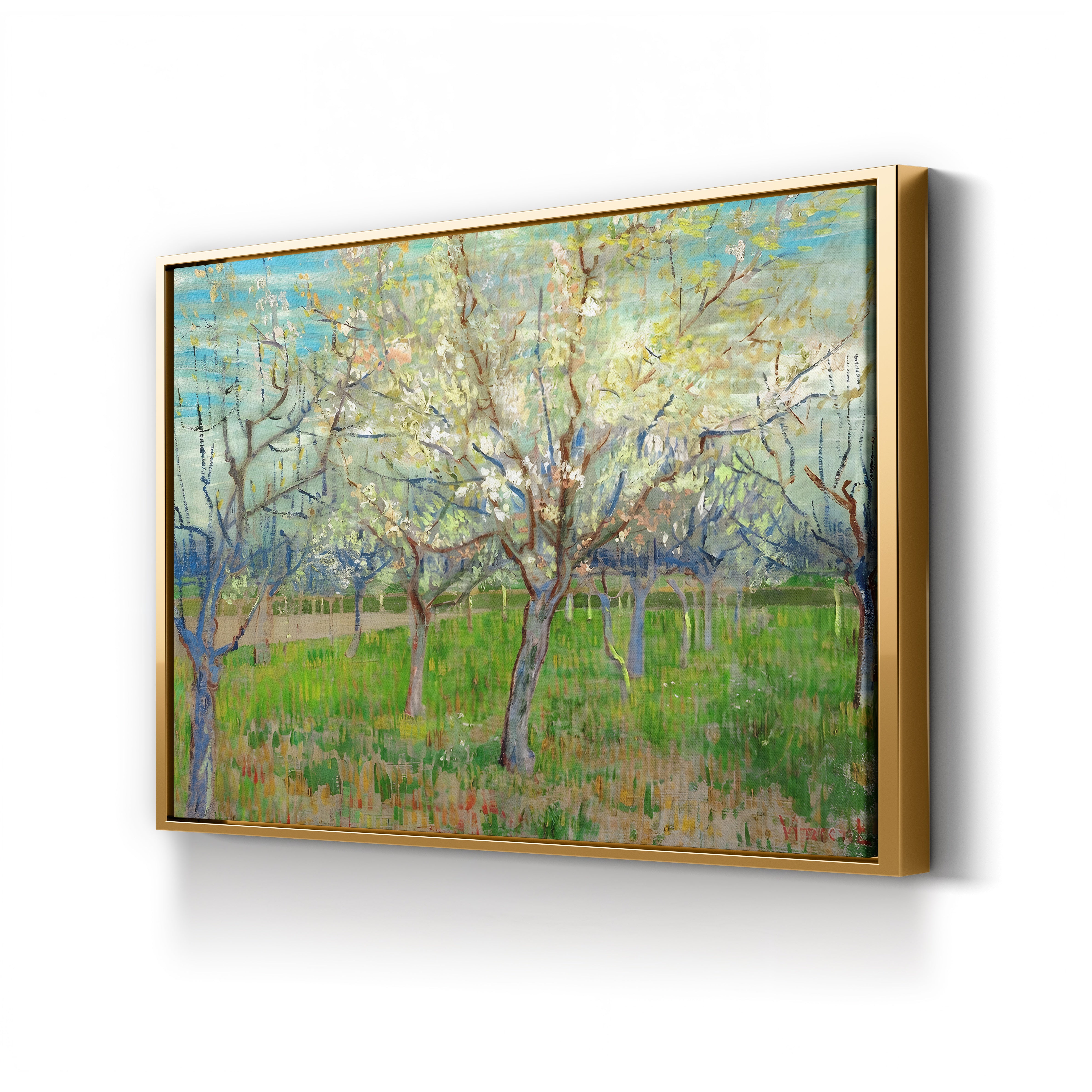 Orchard, 1888 – Vincent van Gogh Wall Art | Post-Impressionist Spring Blossom Canvas Print
