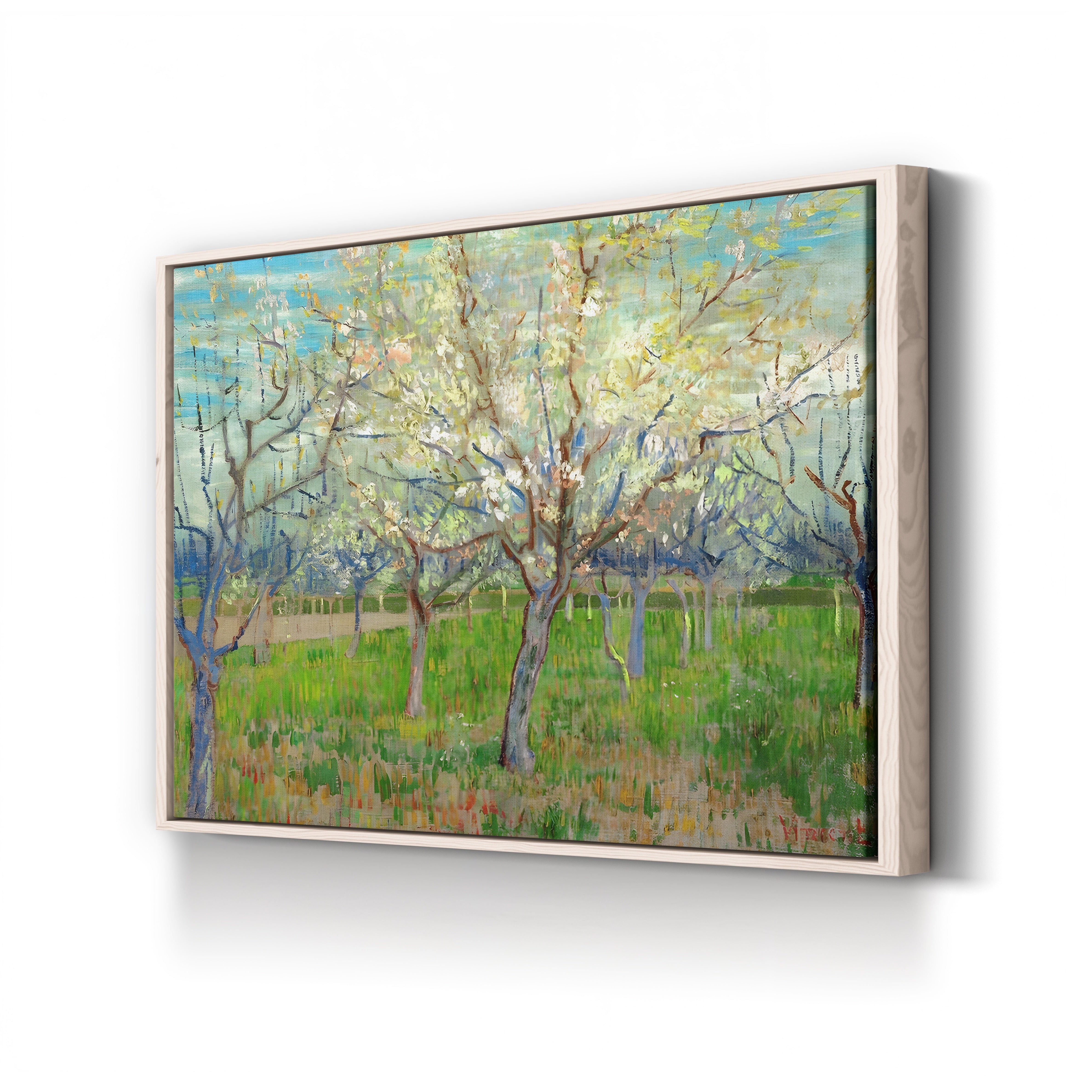 Orchard, 1888 – Vincent van Gogh Wall Art | Post-Impressionist Spring Blossom Canvas Print