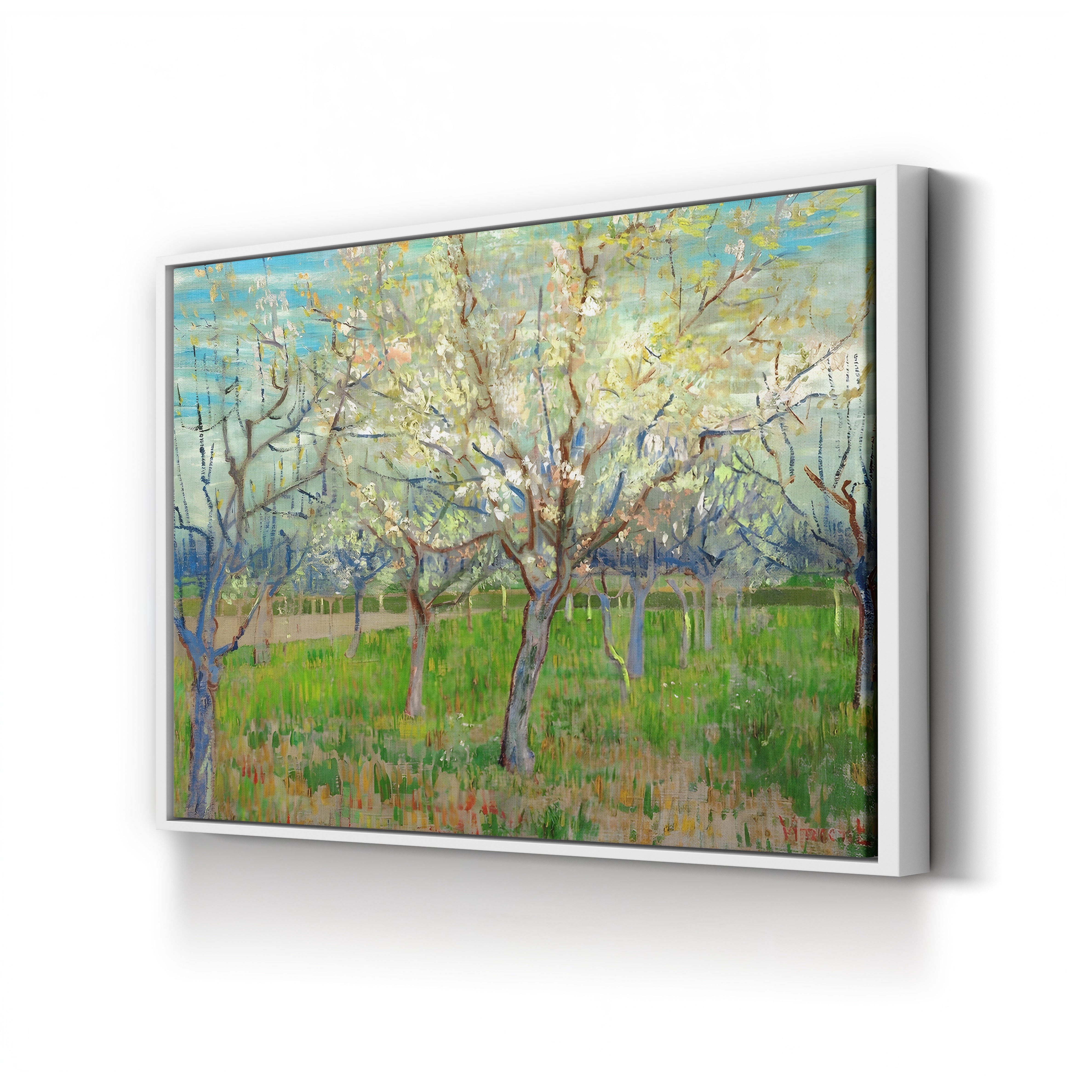 Orchard, 1888 – Vincent van Gogh Wall Art | Post-Impressionist Spring Blossom Canvas Print