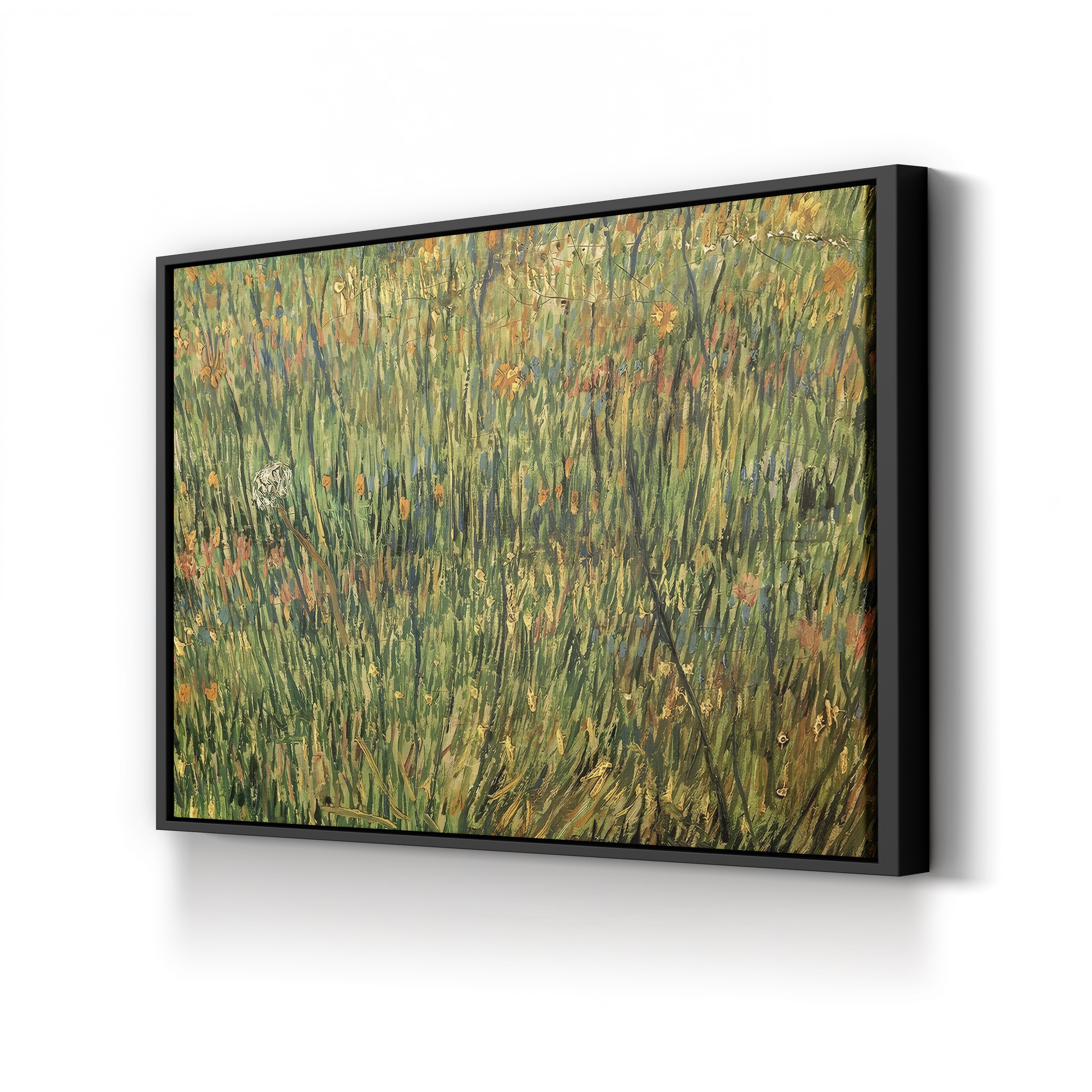 Pasture in Bloom – Vincent van Gogh Wall Art | Post-Impressionist Spring Landscape Canvas Print