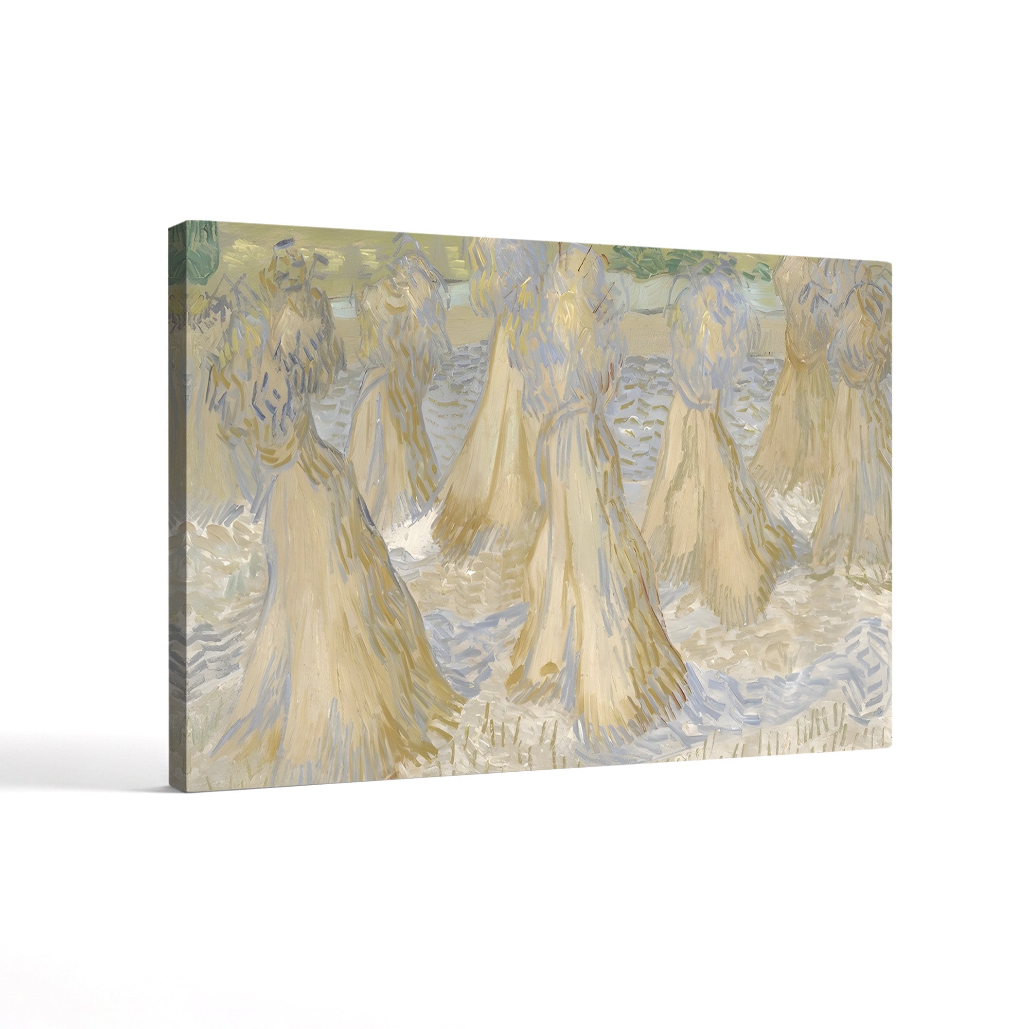 Sheaves of Wheat, 1890 – Vincent van Gogh Wall Art | Post-Impressionist Harvest Canvas Print