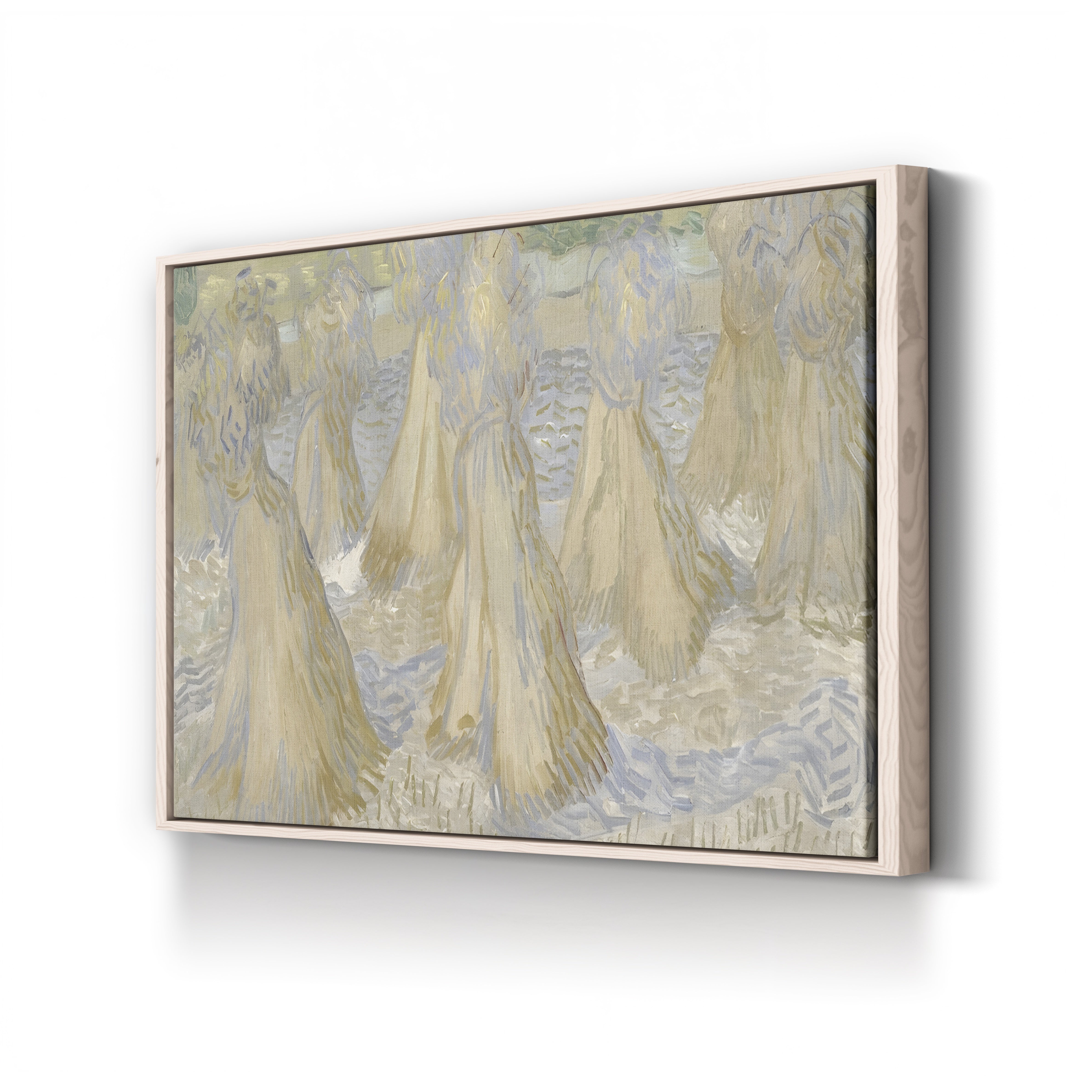 Sheaves of Wheat, 1890 – Vincent van Gogh Wall Art | Post-Impressionist Harvest Canvas Print