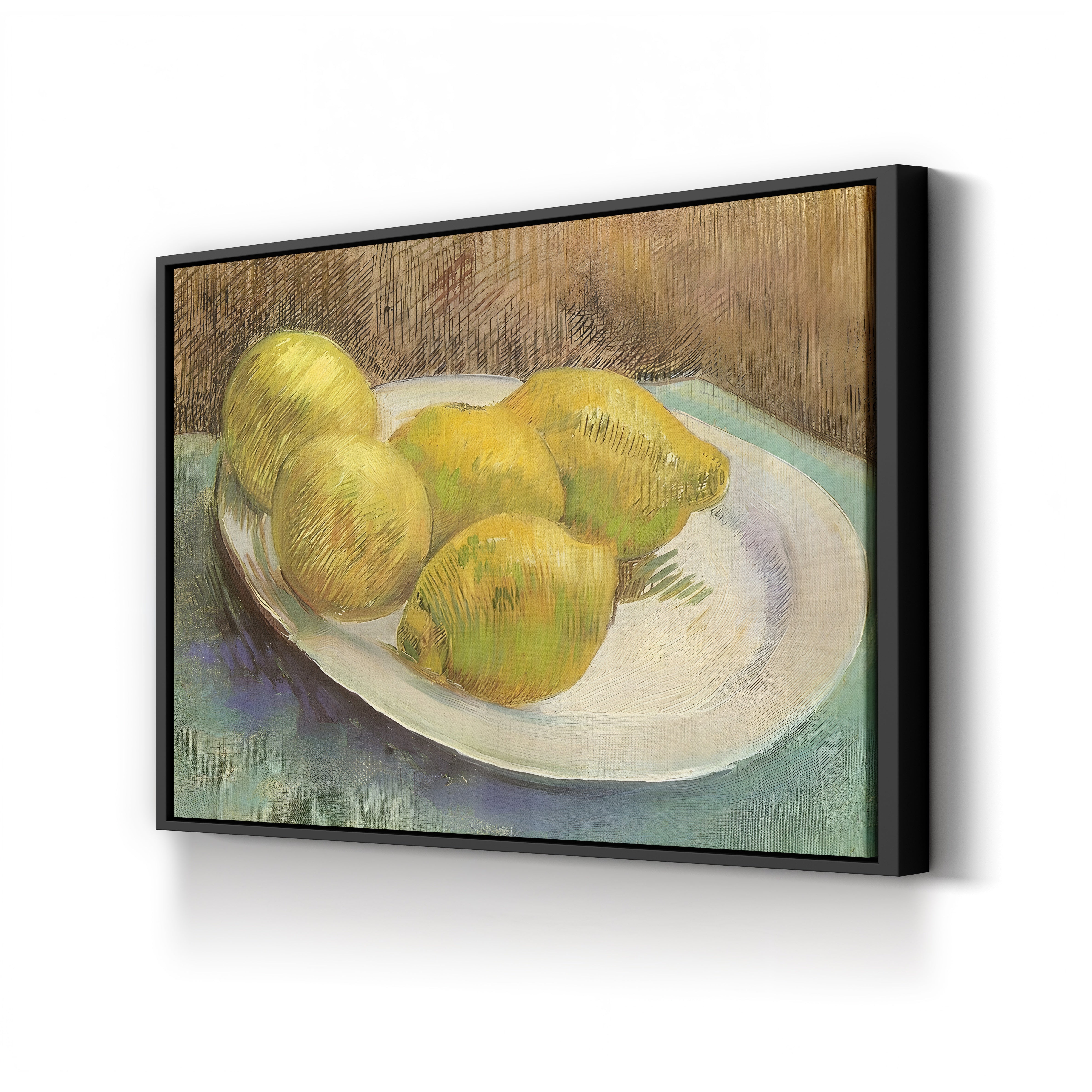 Still Life with Lemons on a Plate – Vincent van Gogh Wall Art | Post-Impressionist Still Life Canvas Print