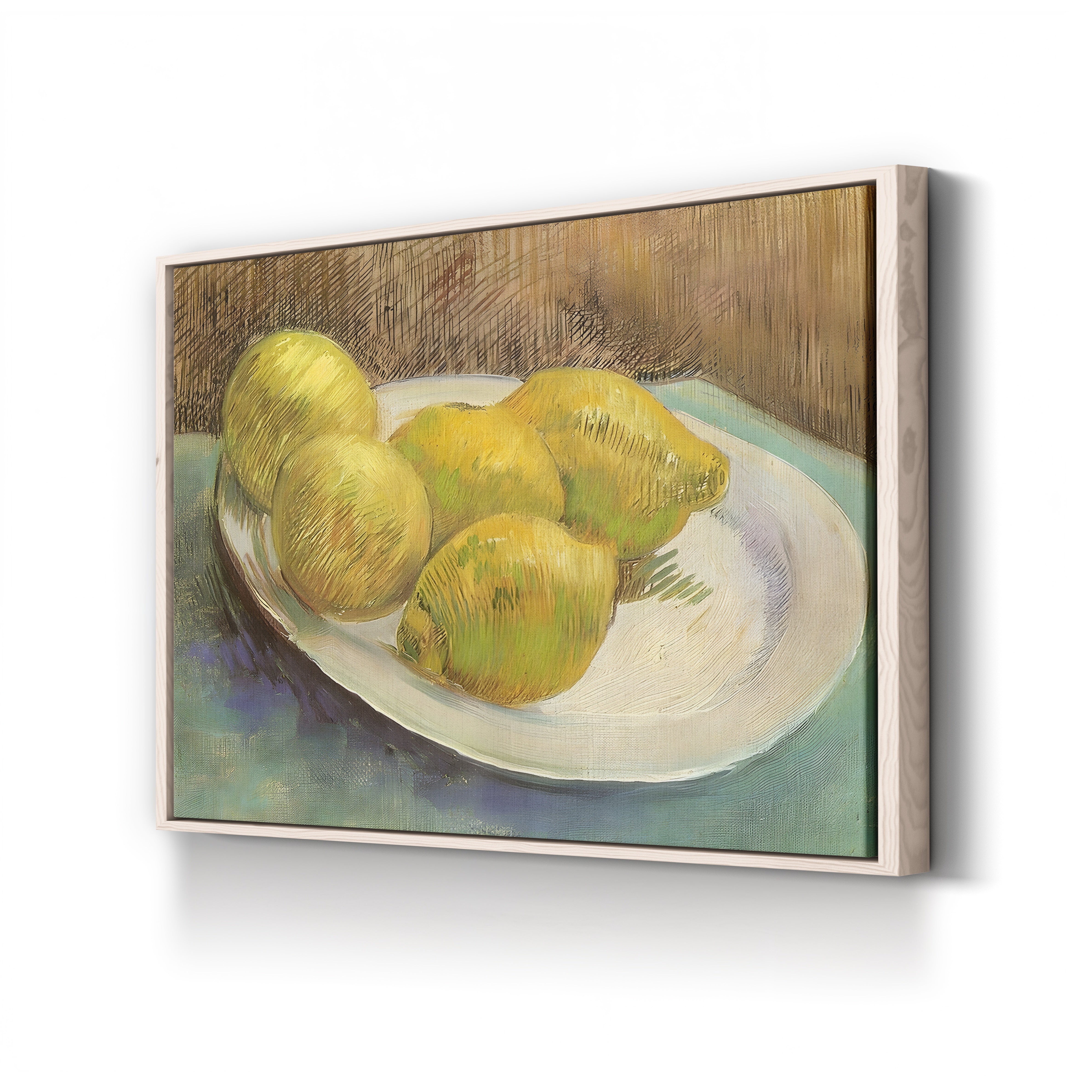 Still Life with Lemons on a Plate – Vincent van Gogh Wall Art | Post-Impressionist Still Life Canvas Print