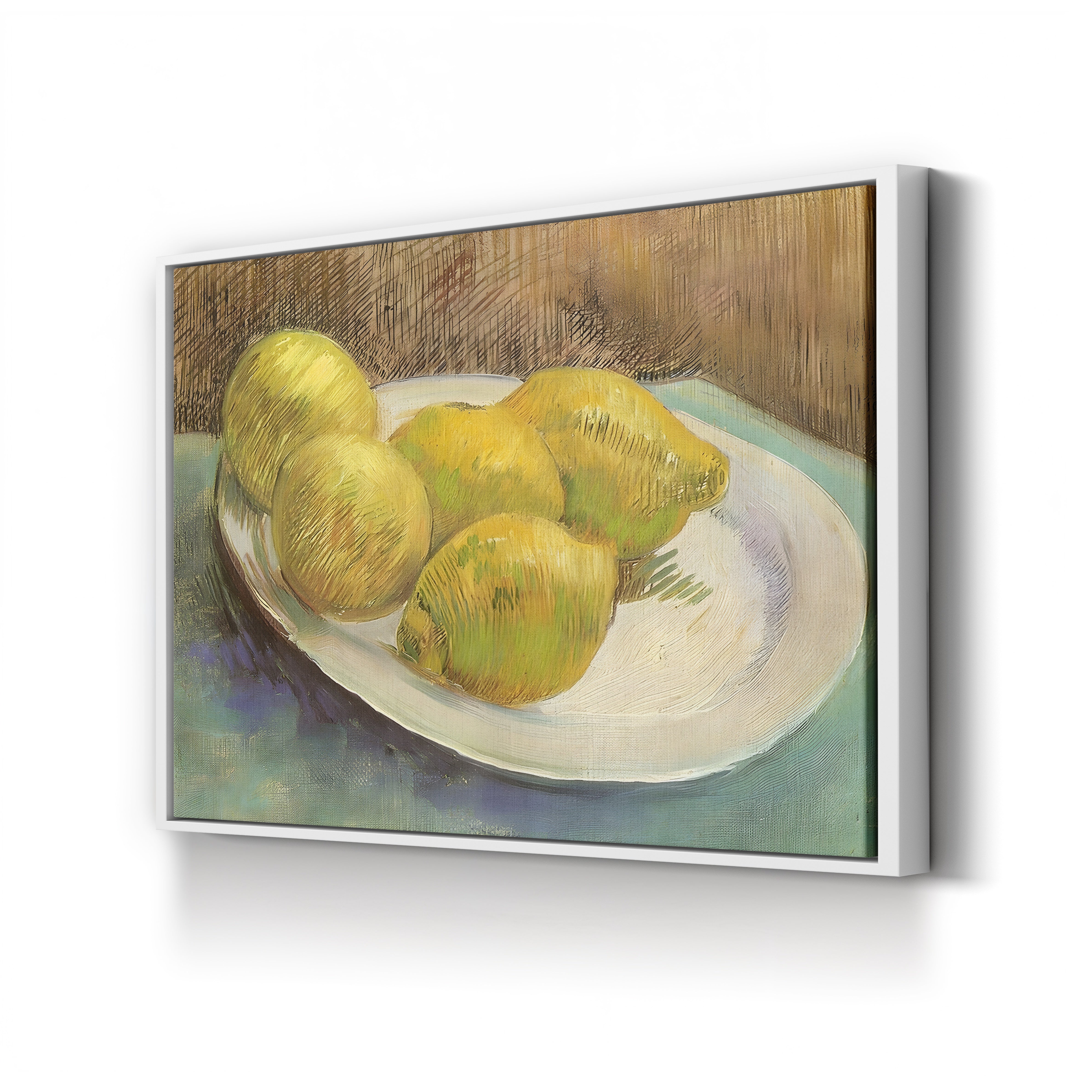 Still Life with Lemons on a Plate – Vincent van Gogh Wall Art | Post-Impressionist Still Life Canvas Print