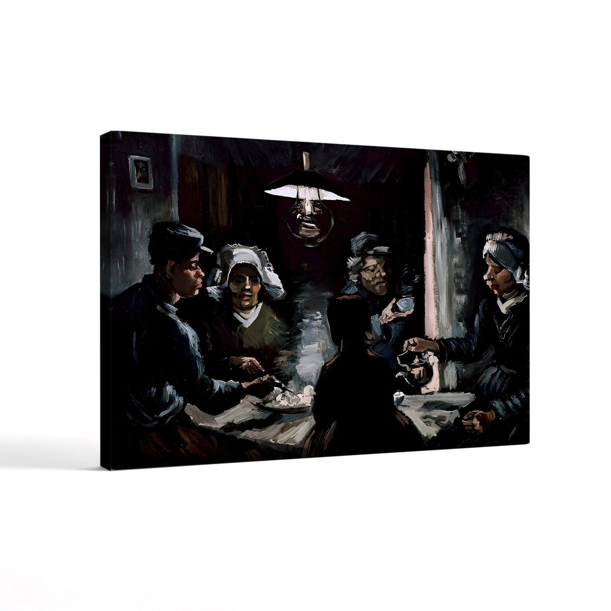 Study for The Potato Eaters – Vincent van Gogh Wall Art | Dutch Realist Figure Study Canvas Print