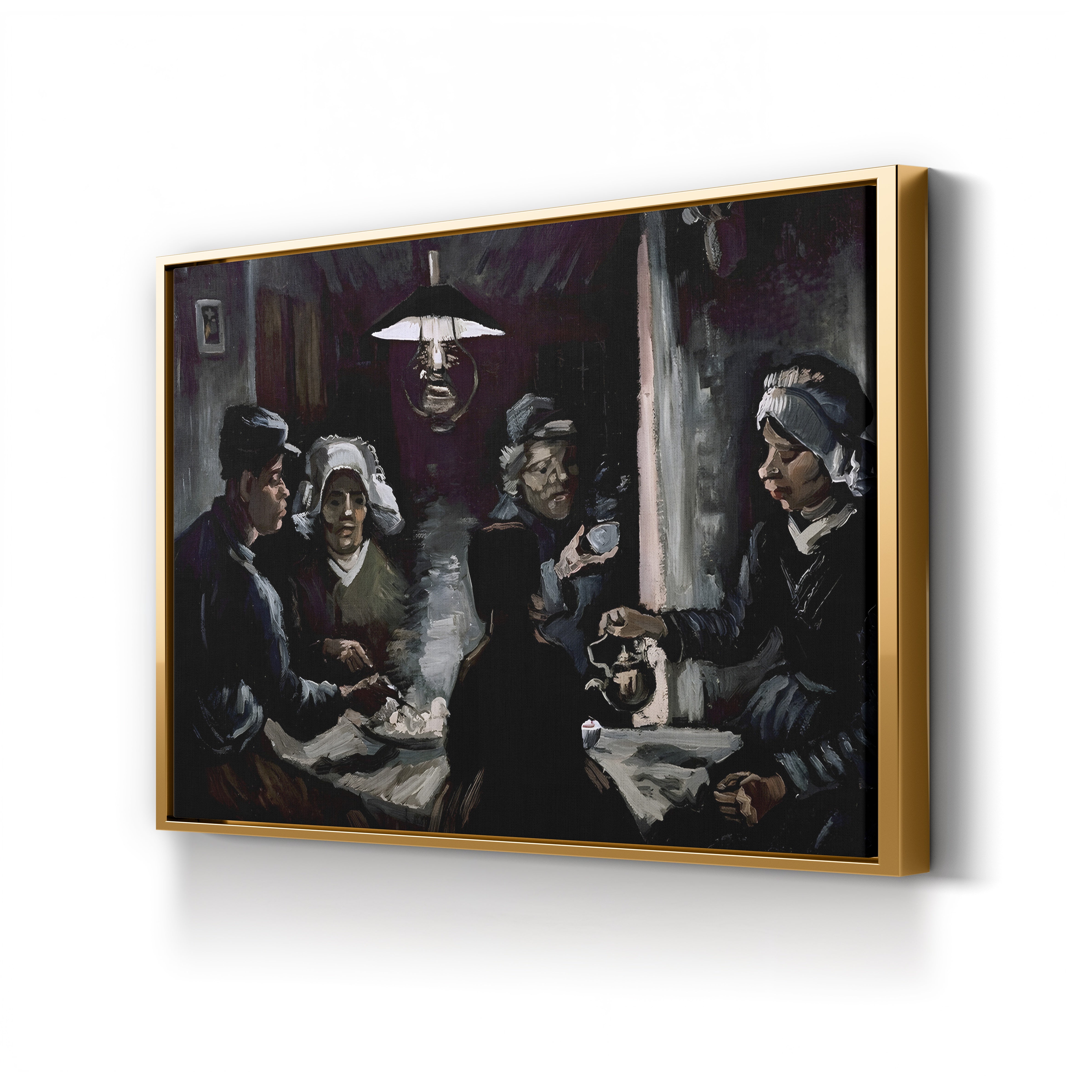Study for The Potato Eaters – Vincent van Gogh Wall Art | Dutch Realist Figure Study Canvas Print
