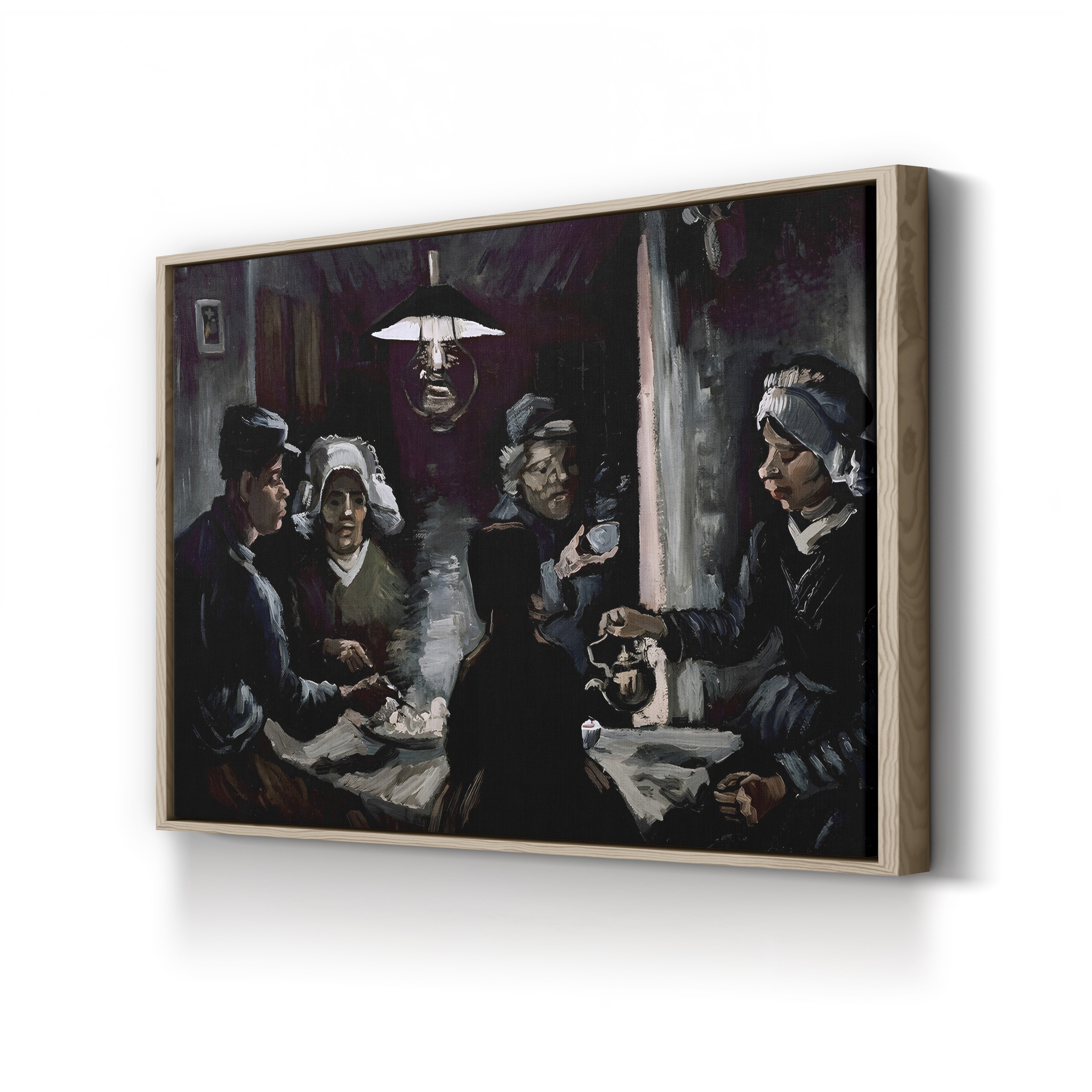 Study for The Potato Eaters – Vincent van Gogh Wall Art | Dutch Realist Figure Study Canvas Print