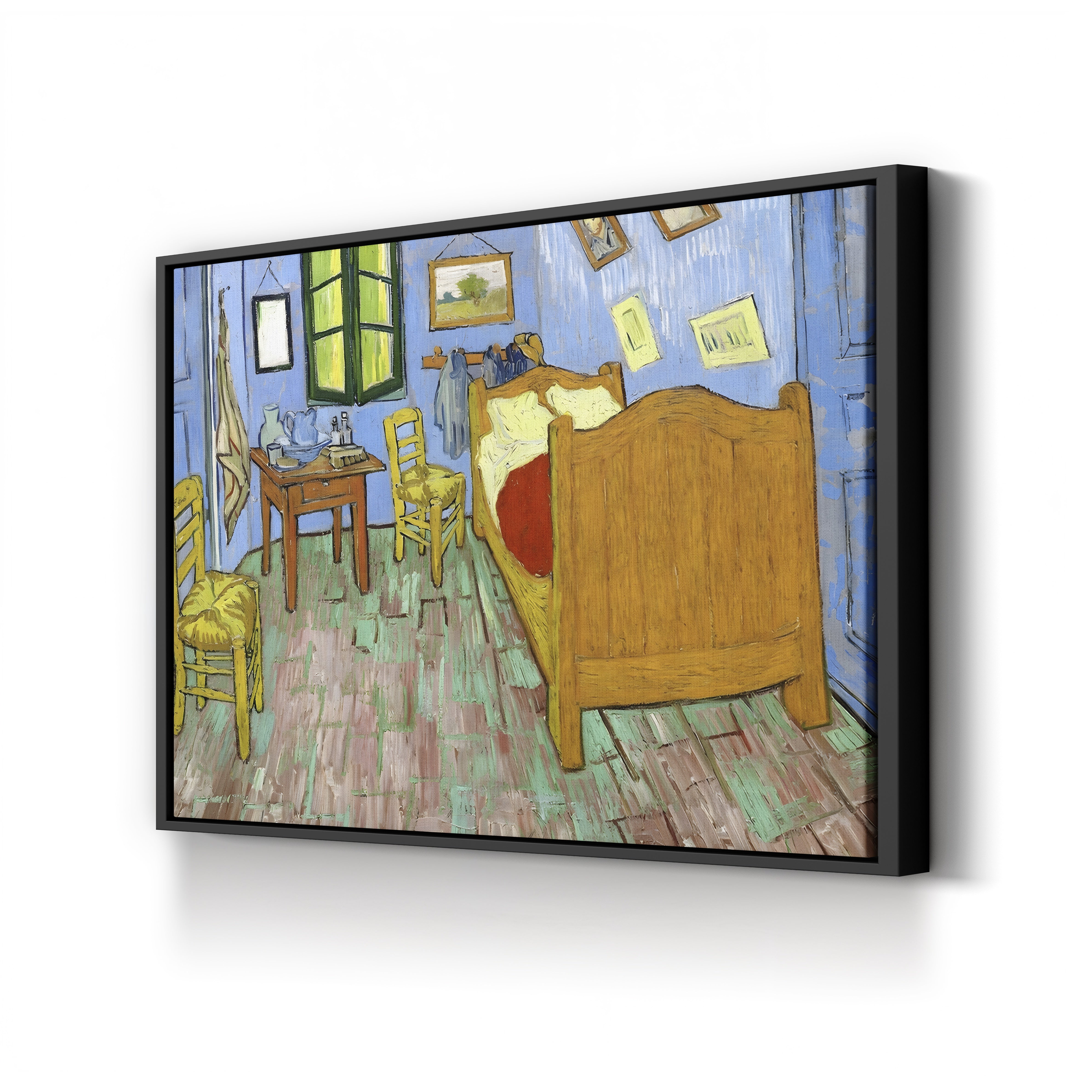 The Bedroom, 1888 – Vincent van Gogh Wall Art | Post-Impressionist Interior Canvas Print