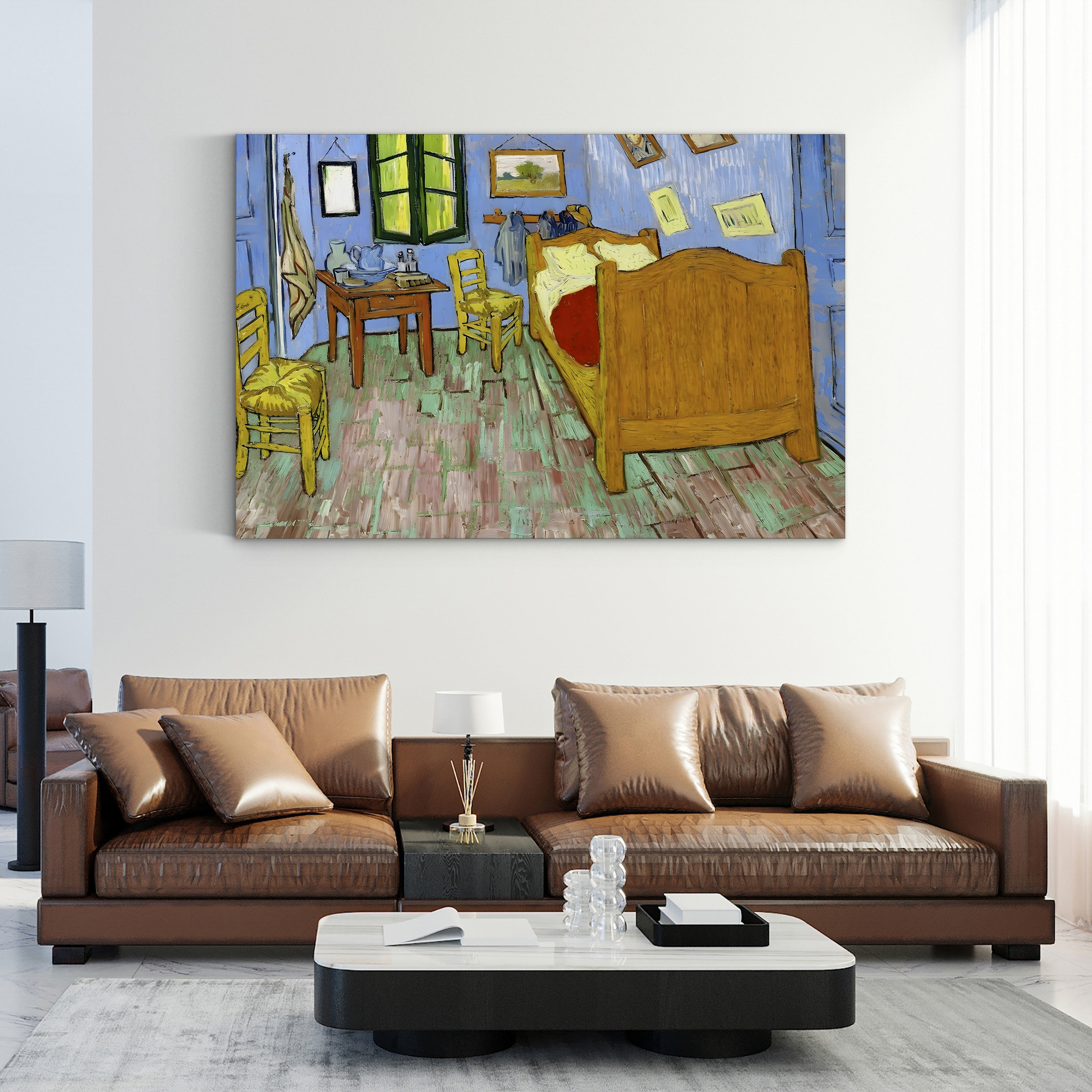 The Bedroom, 1888 – Vincent van Gogh Wall Art | Post-Impressionist Interior Canvas Print