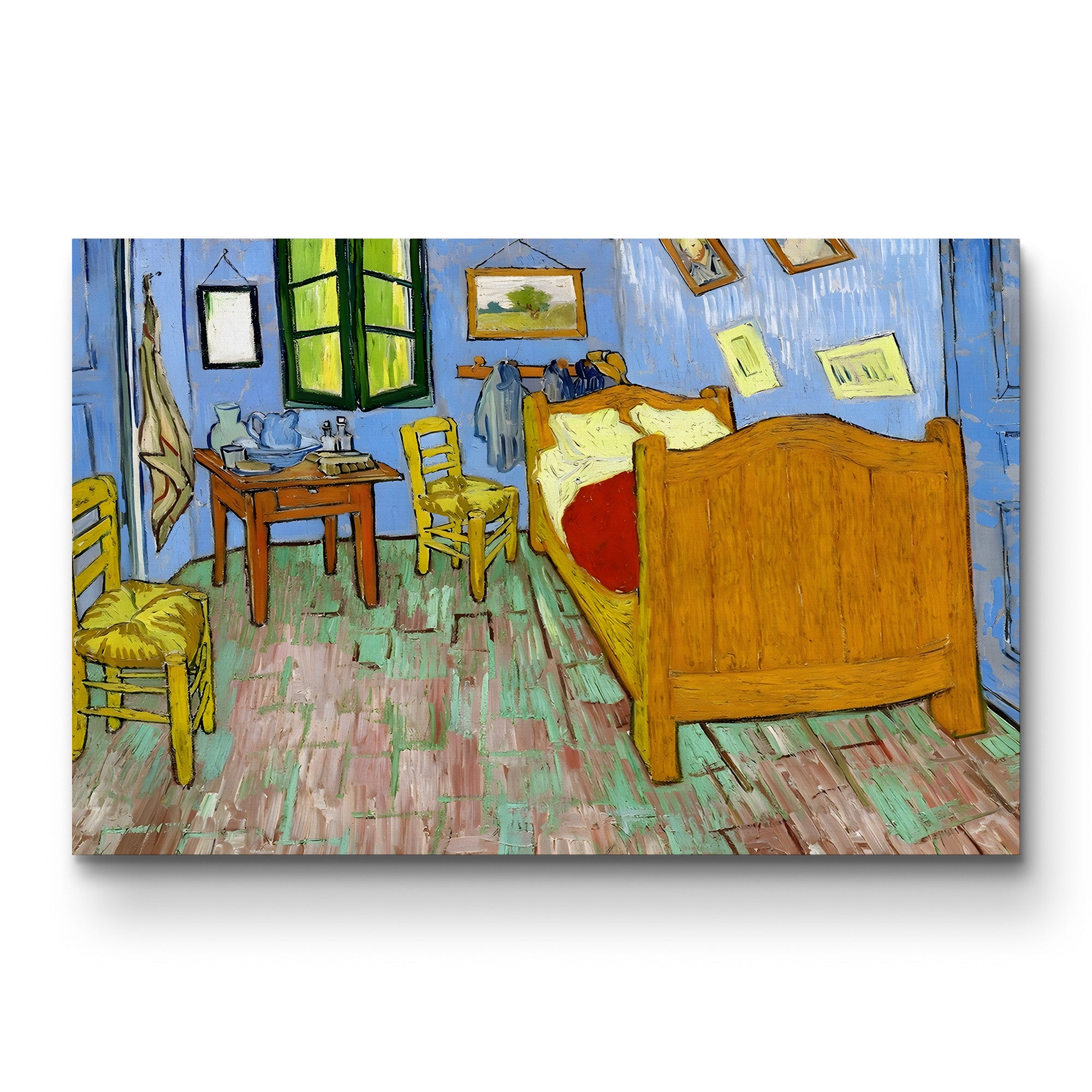 The Bedroom, 1888 – Vincent van Gogh Wall Art | Post-Impressionist Interior Canvas Print