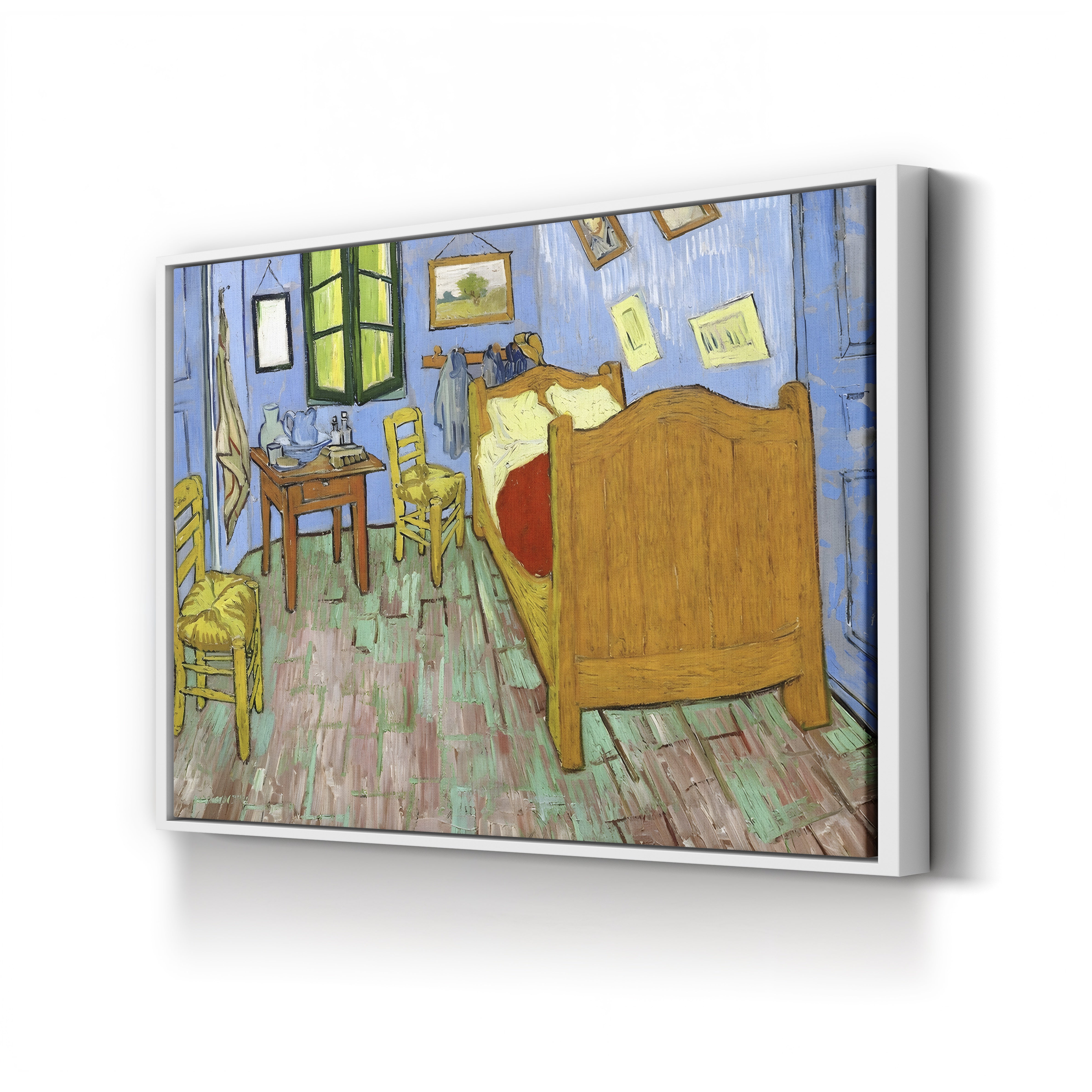 The Bedroom, 1888 – Vincent van Gogh Wall Art | Post-Impressionist Interior Canvas Print