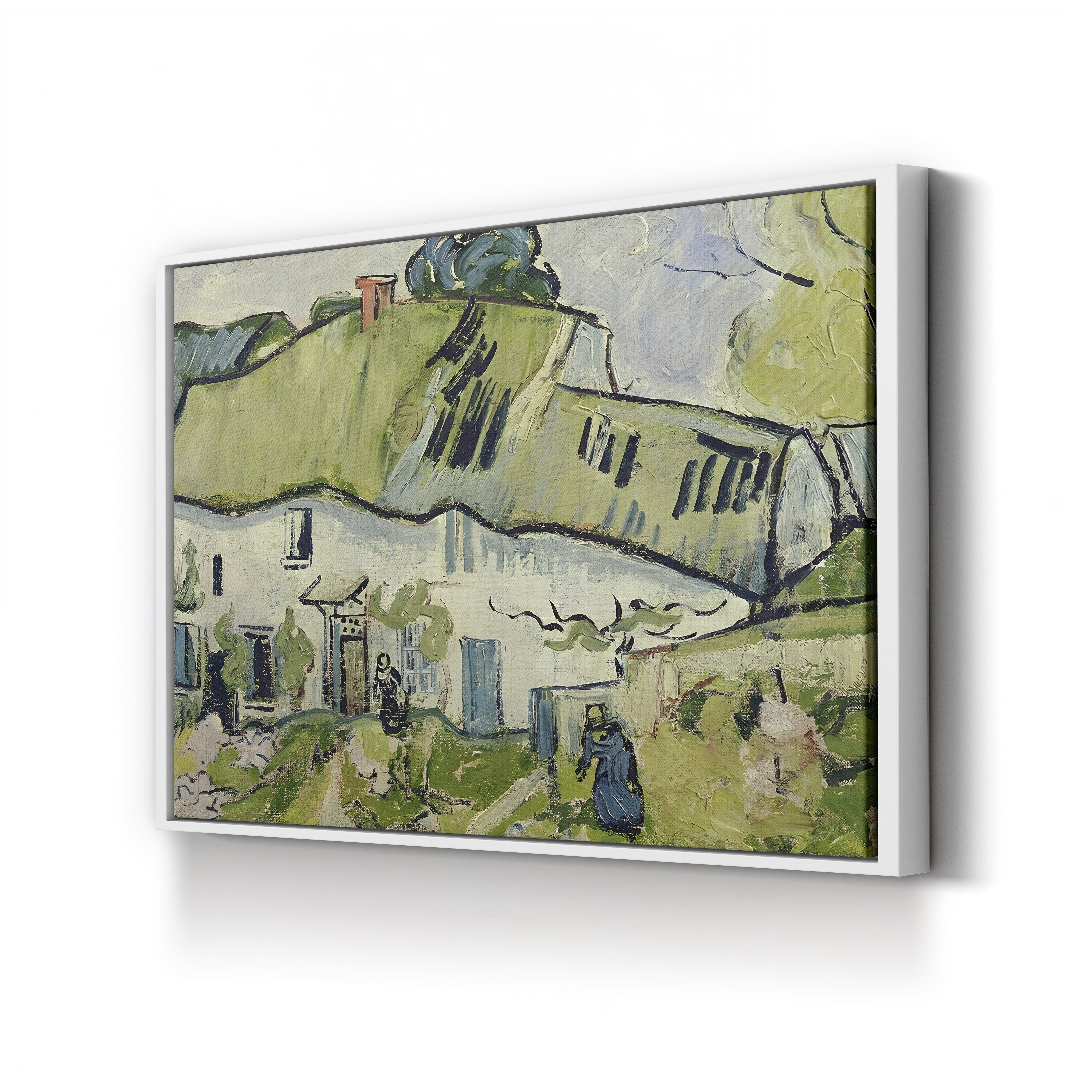 The Farm in Summer, 1890 – Vincent van Gogh Wall Art | Post-Impressionist Auvers Landscape Canvas Print