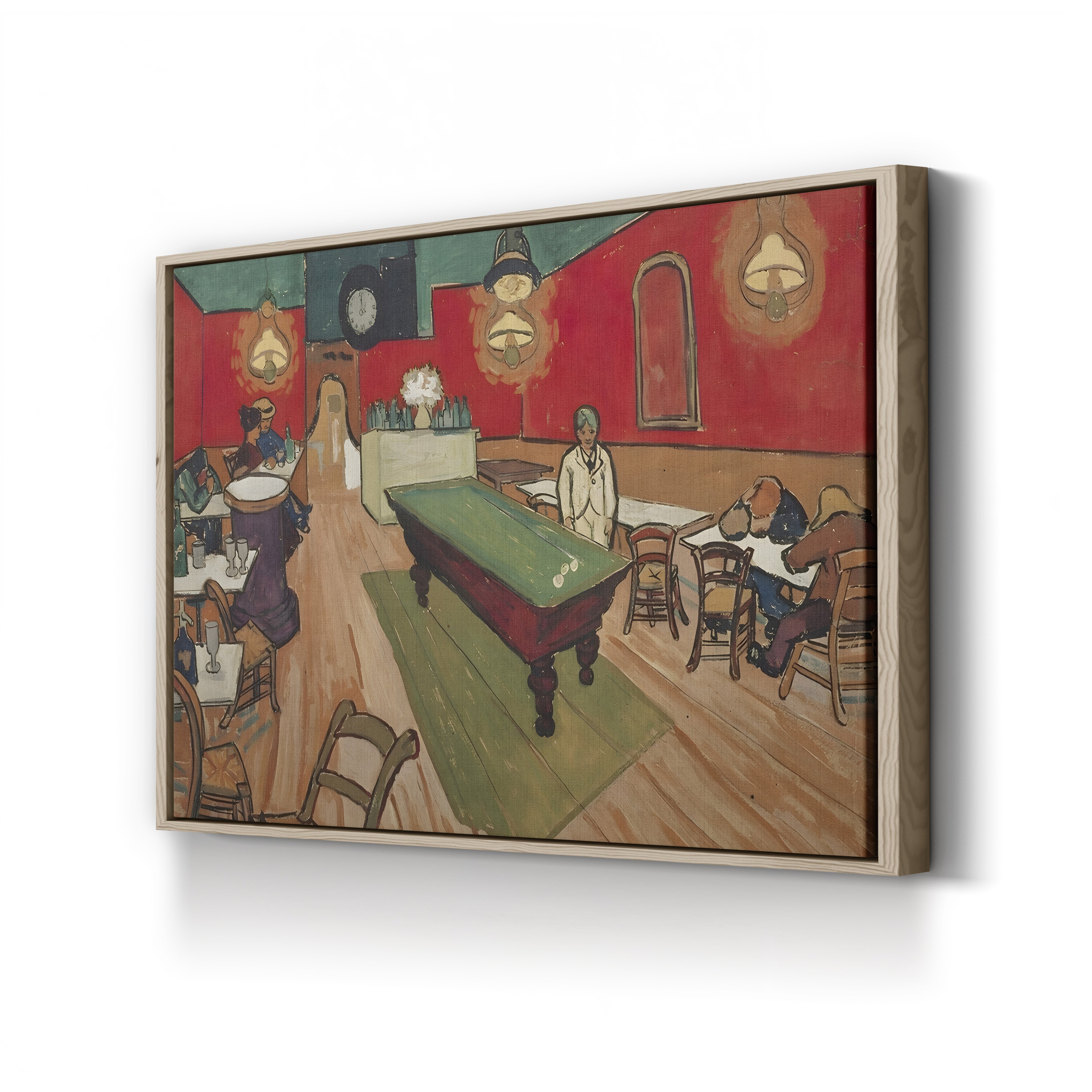 The Night Café in Arles, 1888 – Vincent van Gogh Wall Art | Post-Impressionist Interior Canvas Print