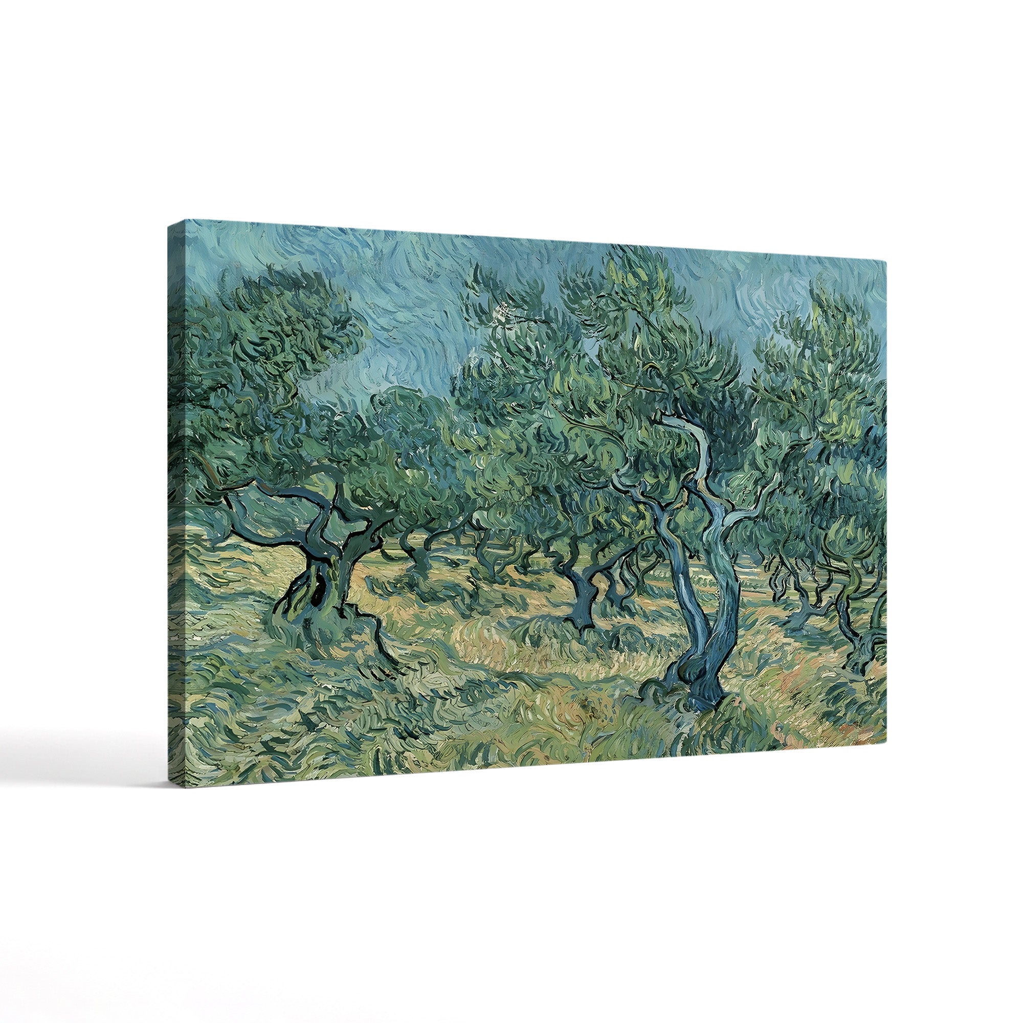 The Olive Grove, 1889 – Vincent van Gogh Wall Art | Post-Impressionist Saint-Rémy Landscape Canvas Print