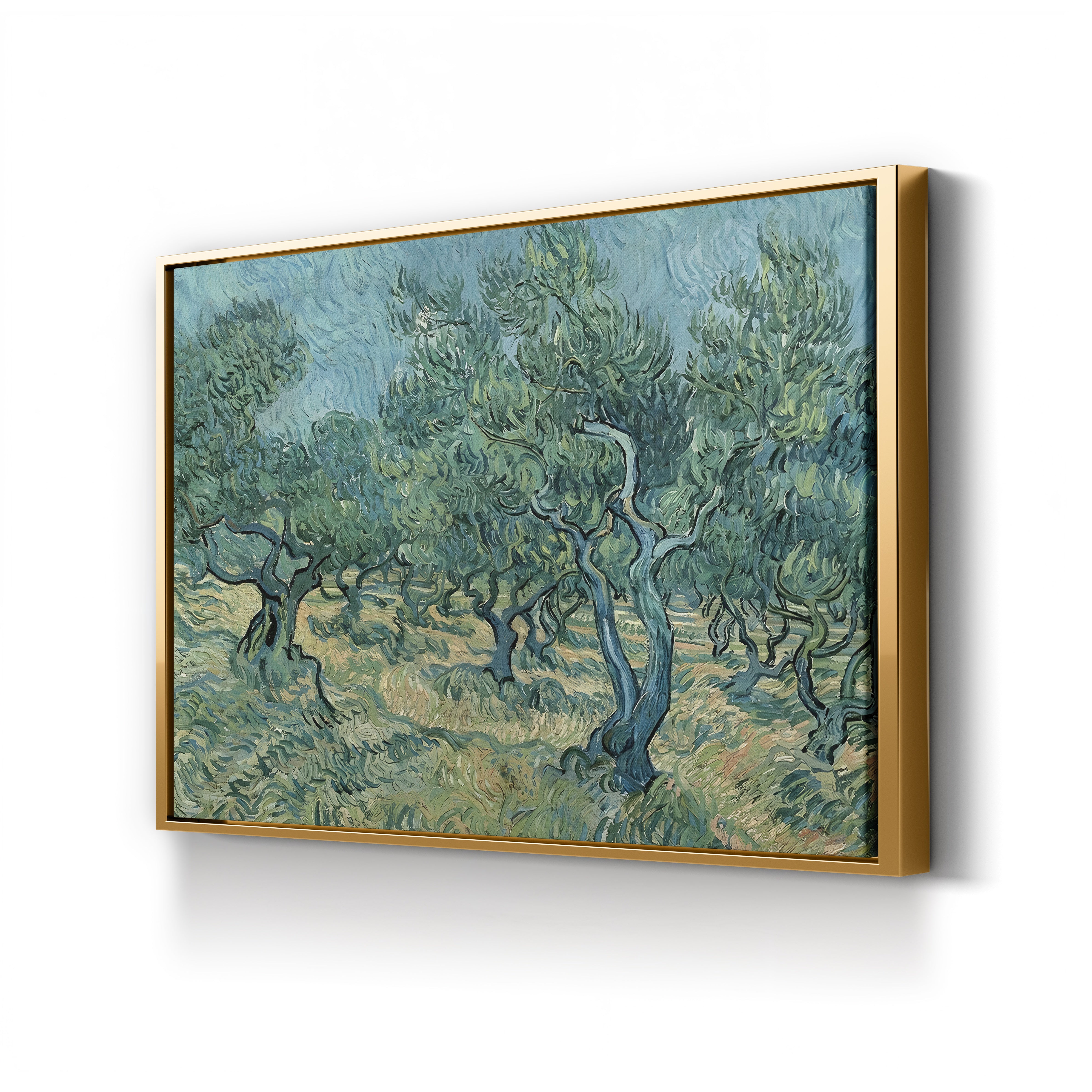 The Olive Grove, 1889 – Vincent van Gogh Wall Art | Post-Impressionist Saint-Rémy Landscape Canvas Print