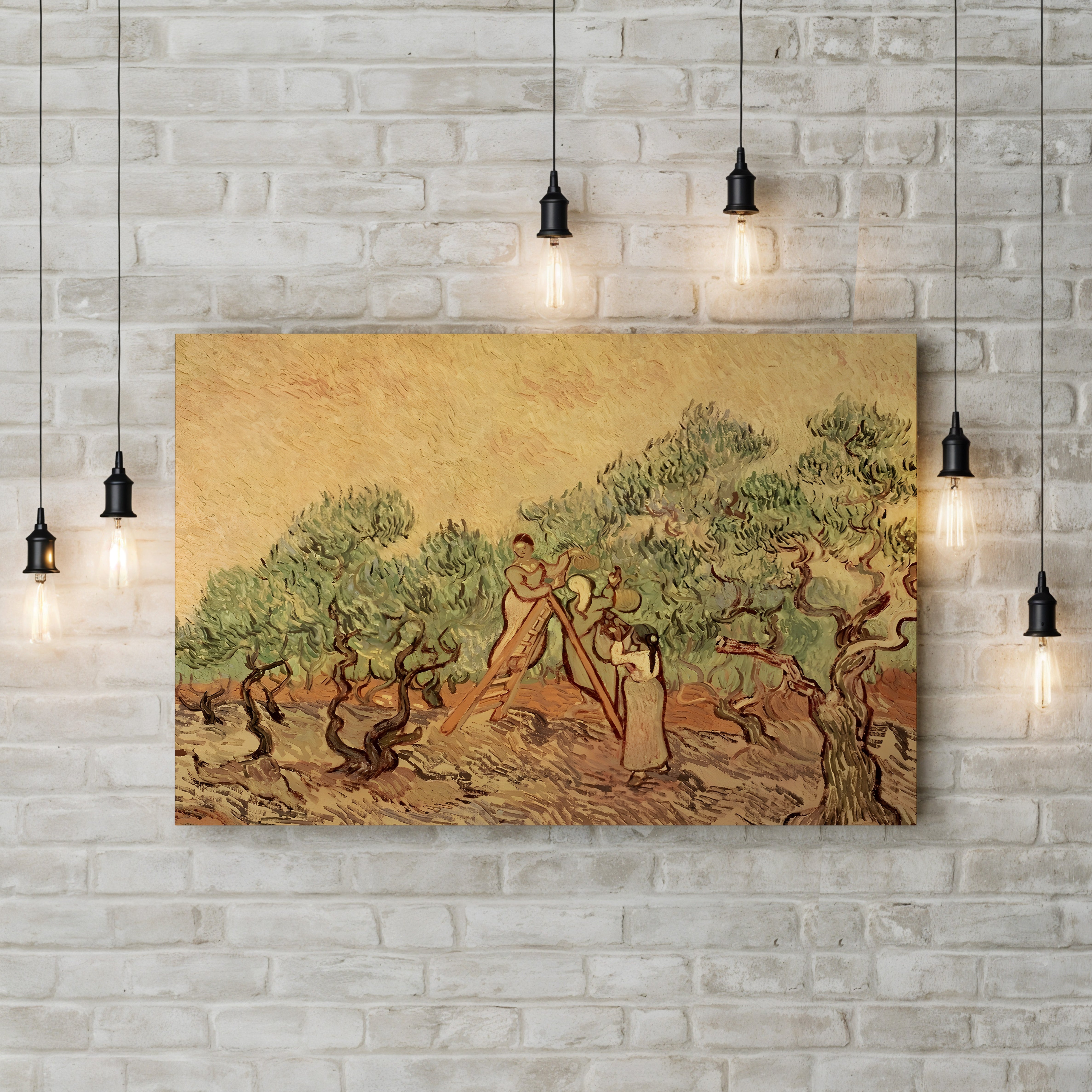 The Olive Grove, 1889 (II) – Vincent van Gogh Wall Art | Post-Impressionist Saint-Rémy Canvas Print
