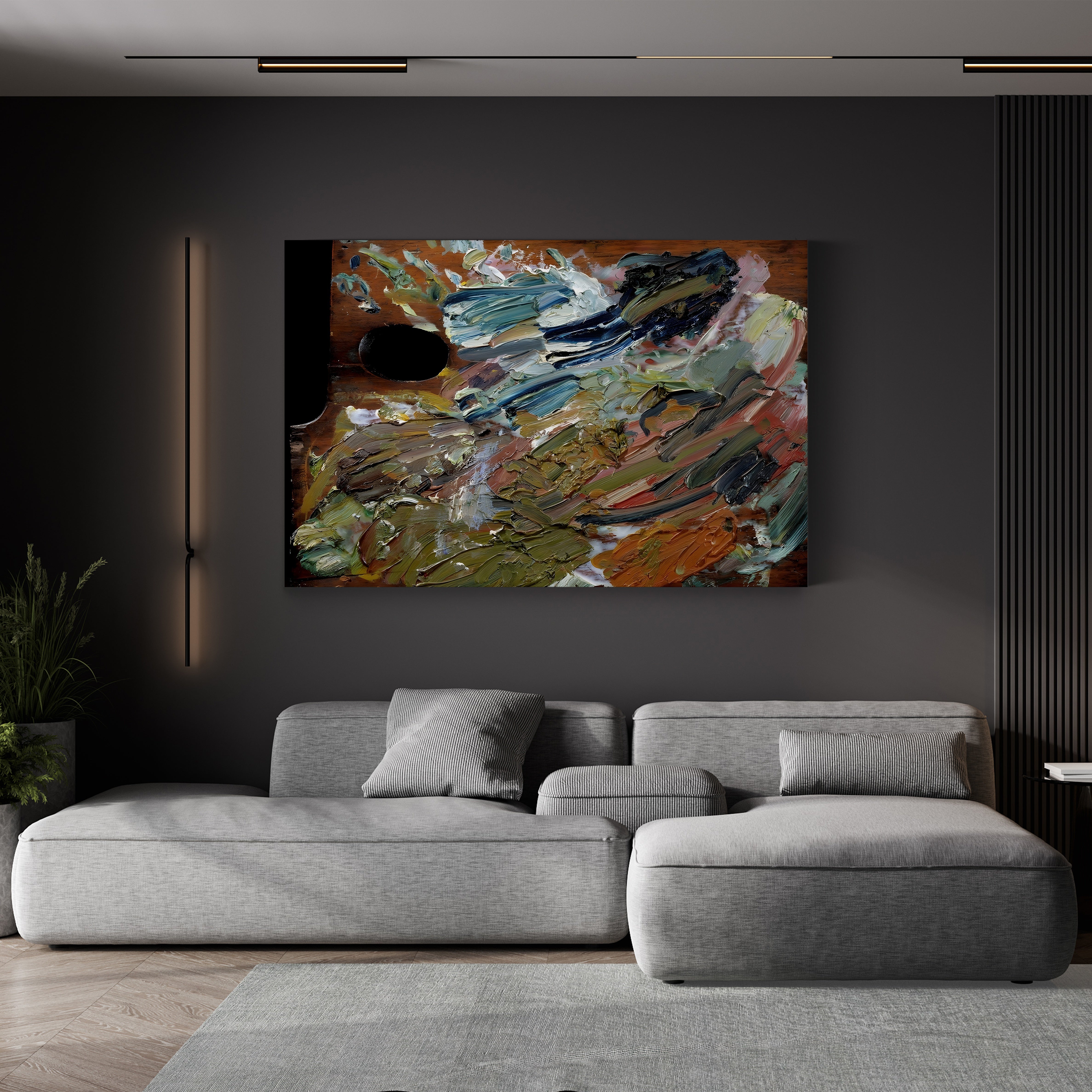 The Palette of Vincent van Gogh – Vincent van Gogh Wall Art | Post-Impressionist Artist Still Life Canvas Print