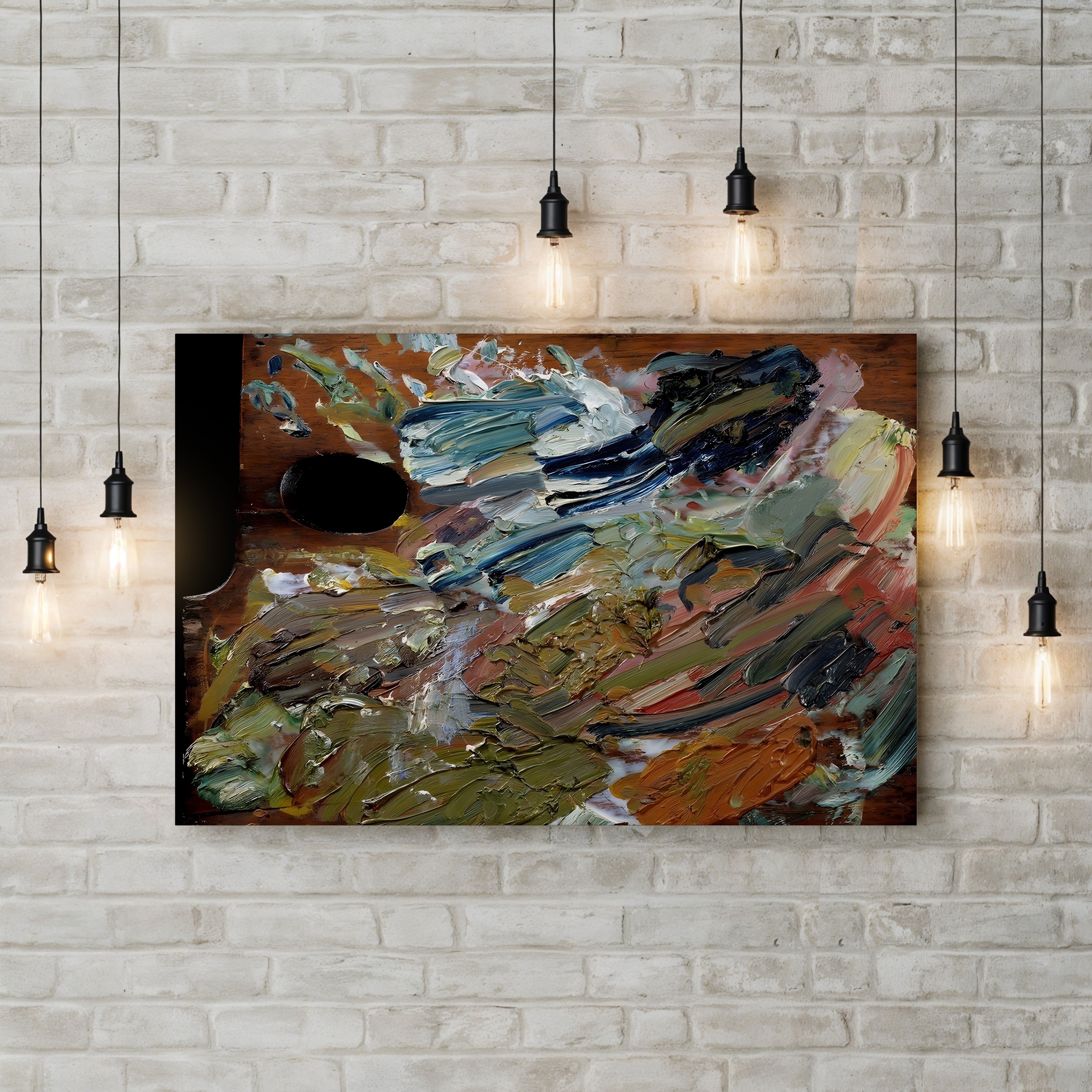 The Palette of Vincent van Gogh – Vincent van Gogh Wall Art | Post-Impressionist Artist Still Life Canvas Print