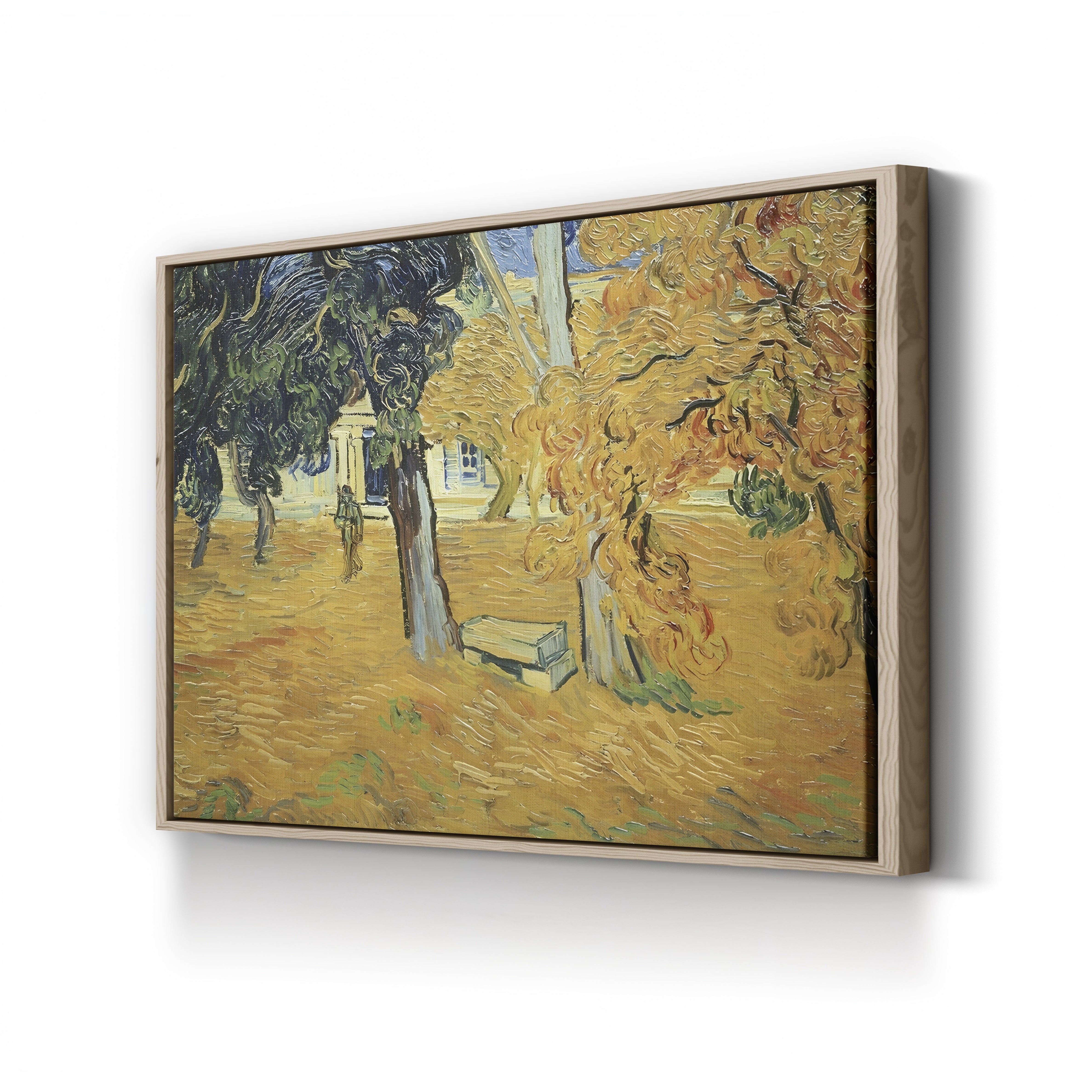 The Park at St. Paul's Hospital, St-Rémy, 1889 – Vincent van Gogh Wall Art | Post-Impressionist Garden Canvas Print