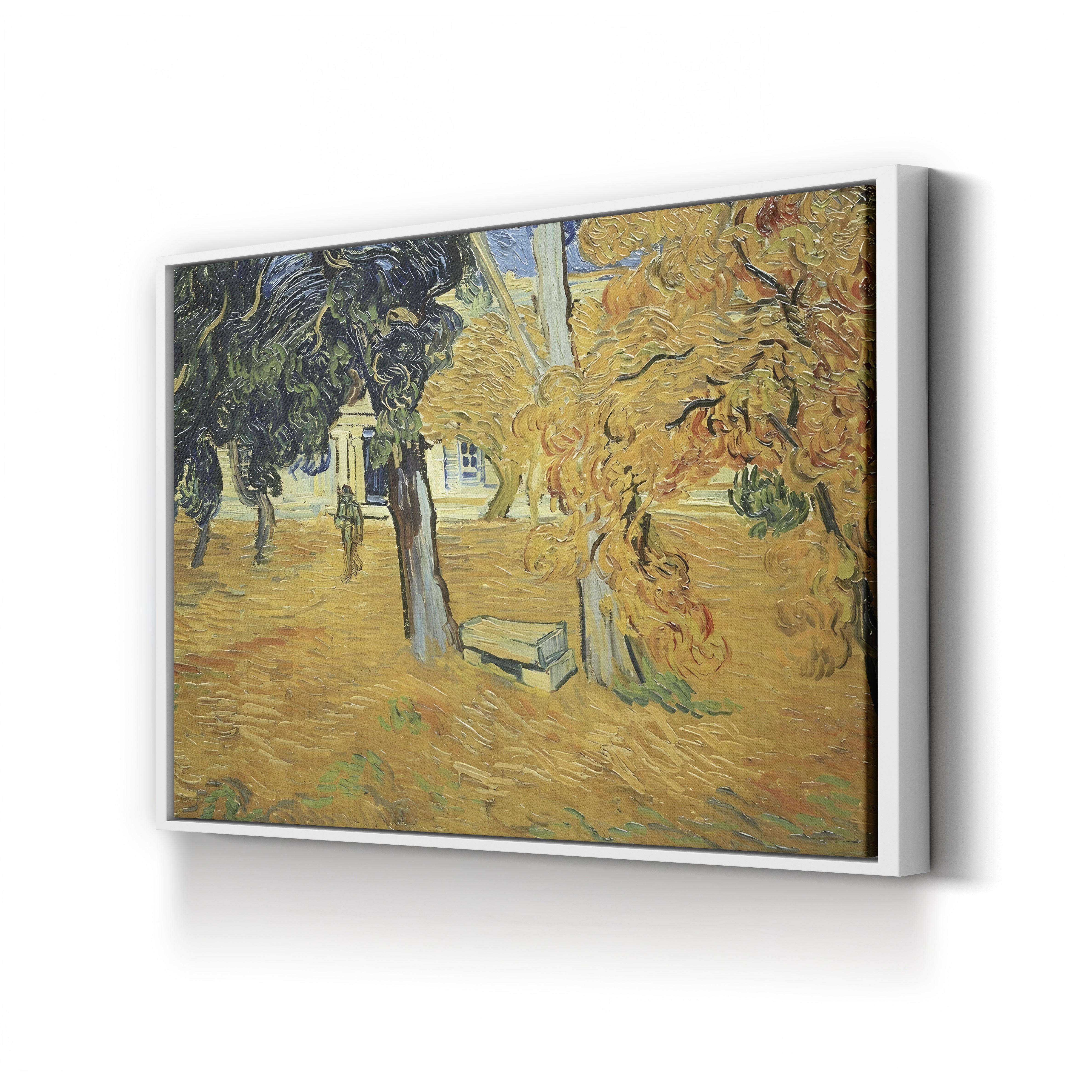The Park at St. Paul's Hospital, St-Rémy, 1889 – Vincent van Gogh Wall Art | Post-Impressionist Garden Canvas Print