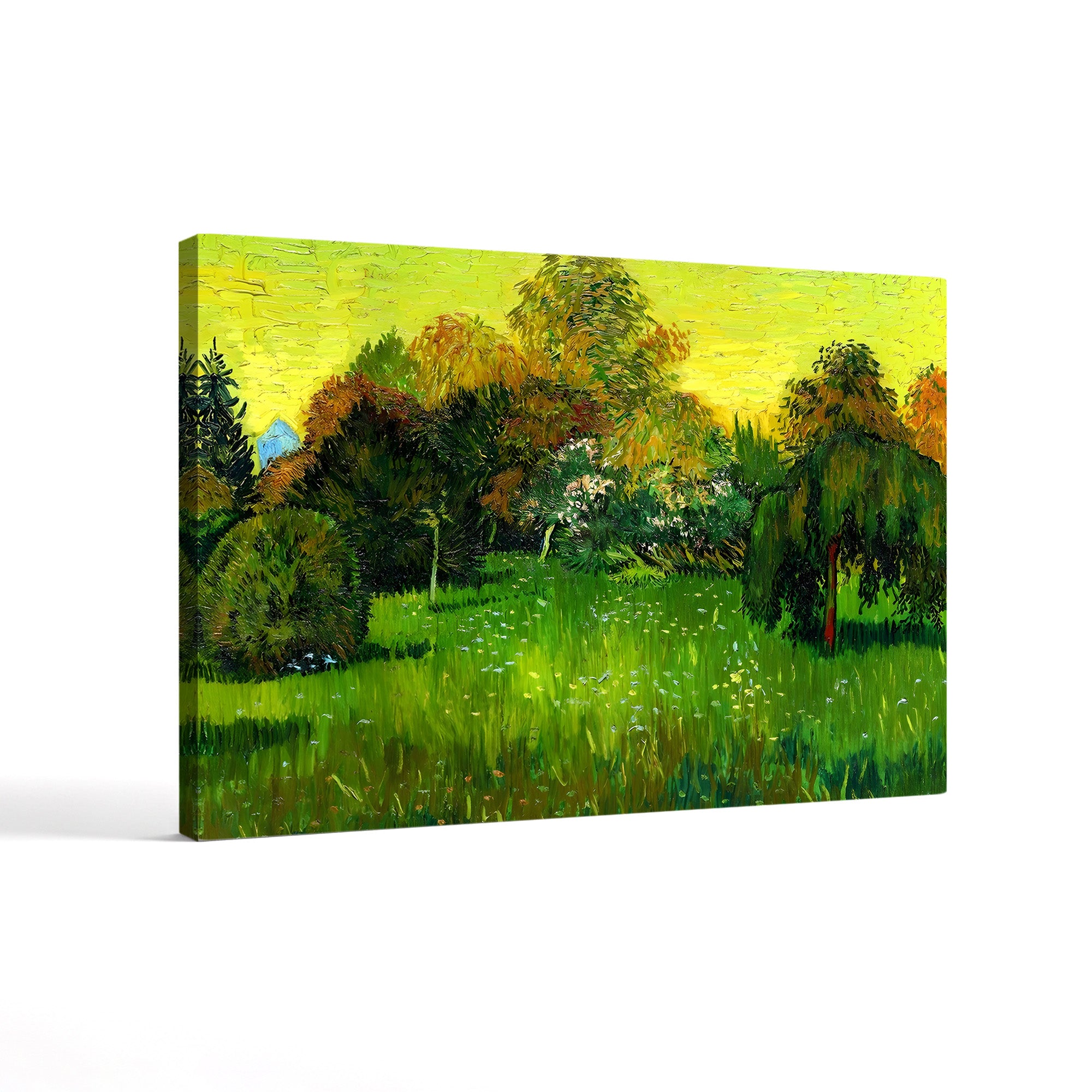 The Poet's Garden, 1888 – Vincent van Gogh Wall Art | Post-Impressionist Garden Canvas Print