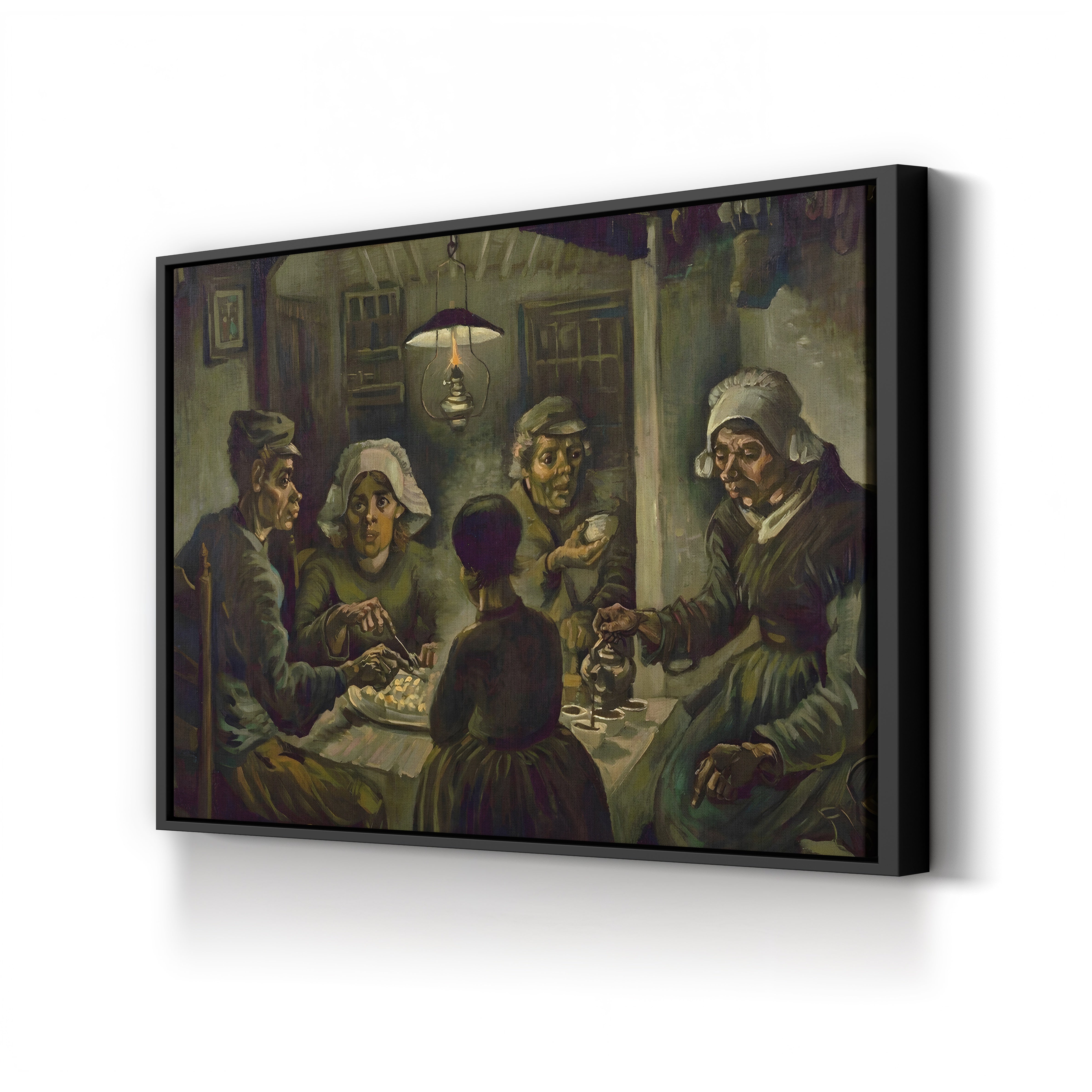 The Potato Eaters, 1885 – Vincent van Gogh Wall Art | Dutch Realist Figure Canvas Print