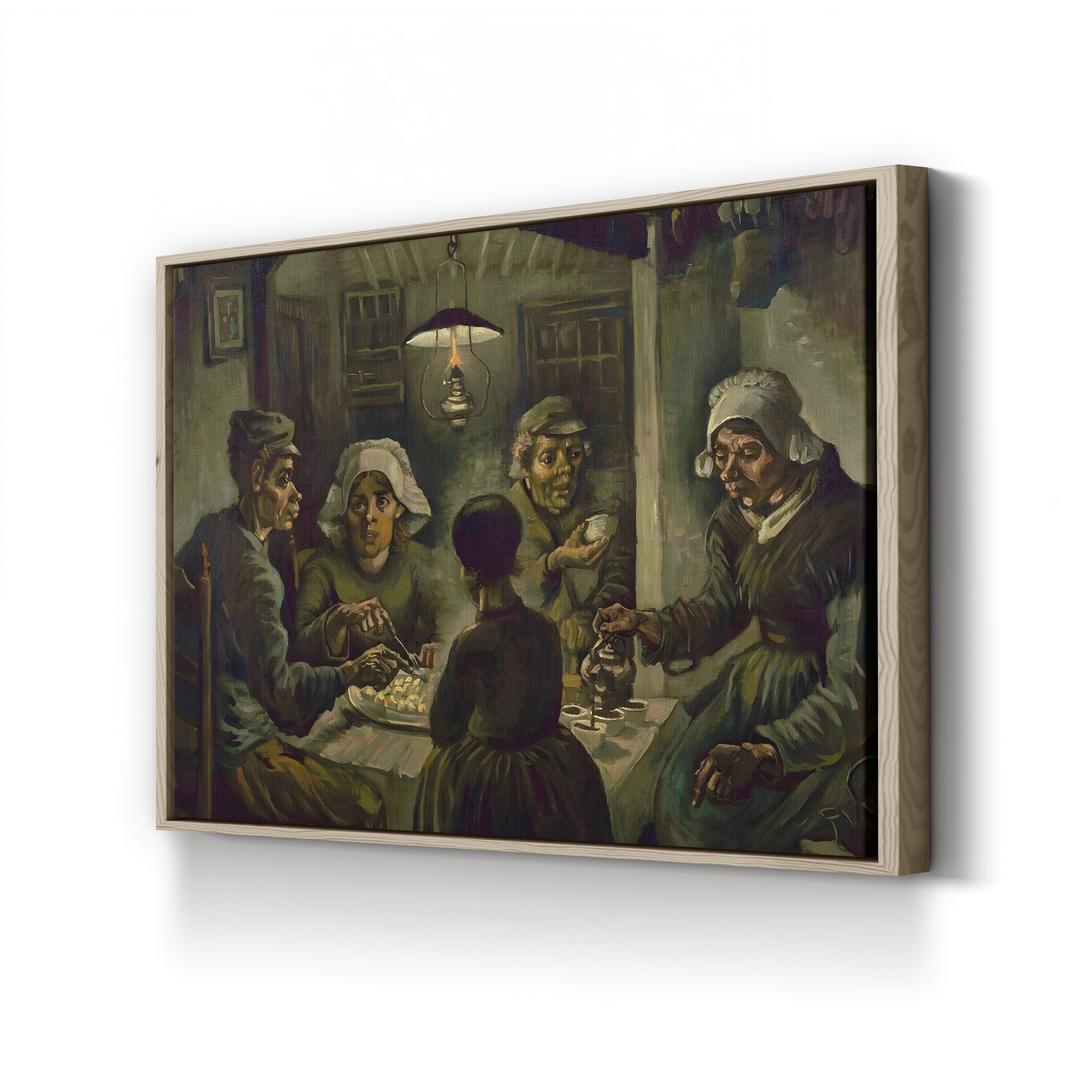 The Potato Eaters, 1885 – Vincent van Gogh Wall Art | Dutch Realist Figure Canvas Print